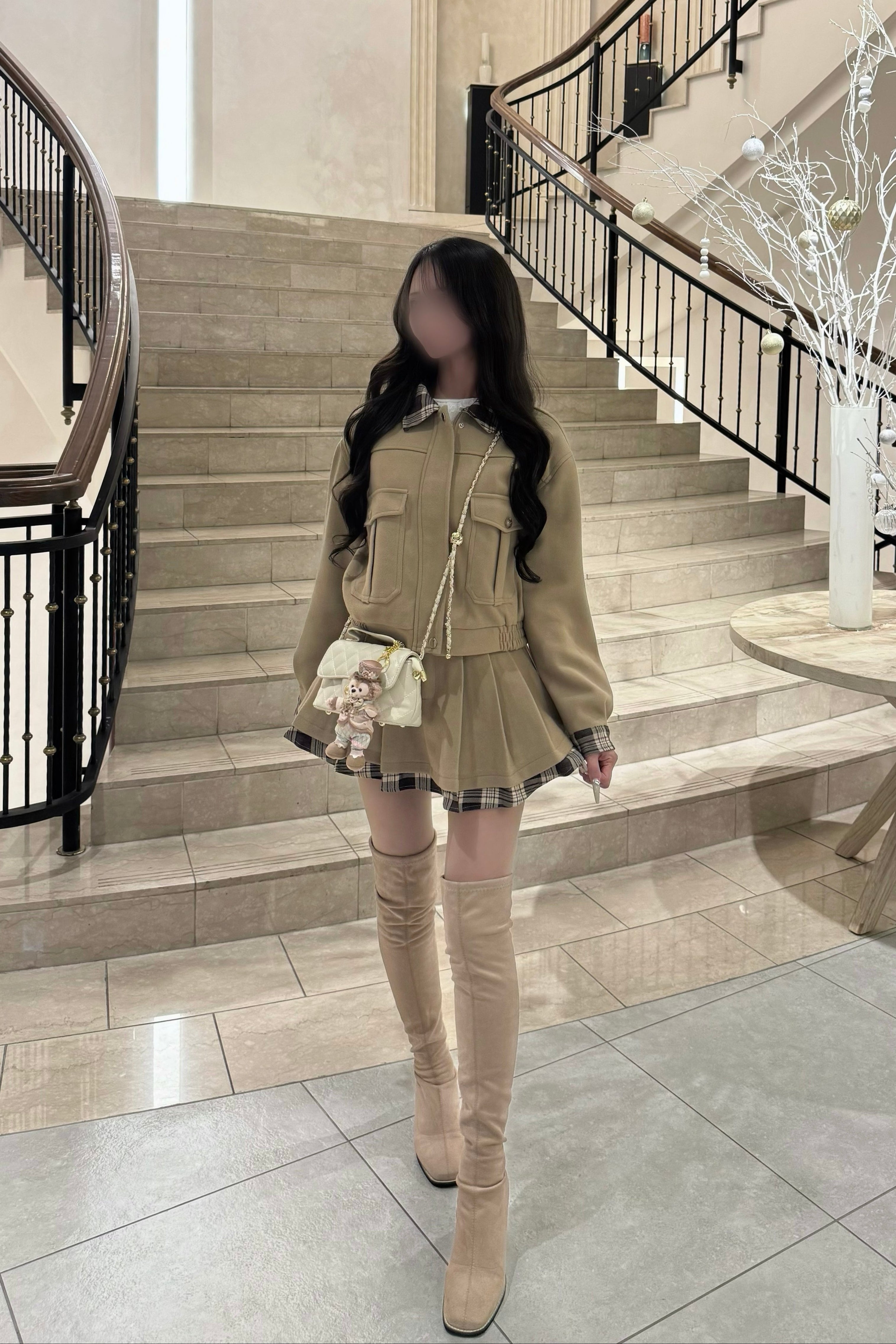 クラシカルチェックセットアップ KR30317