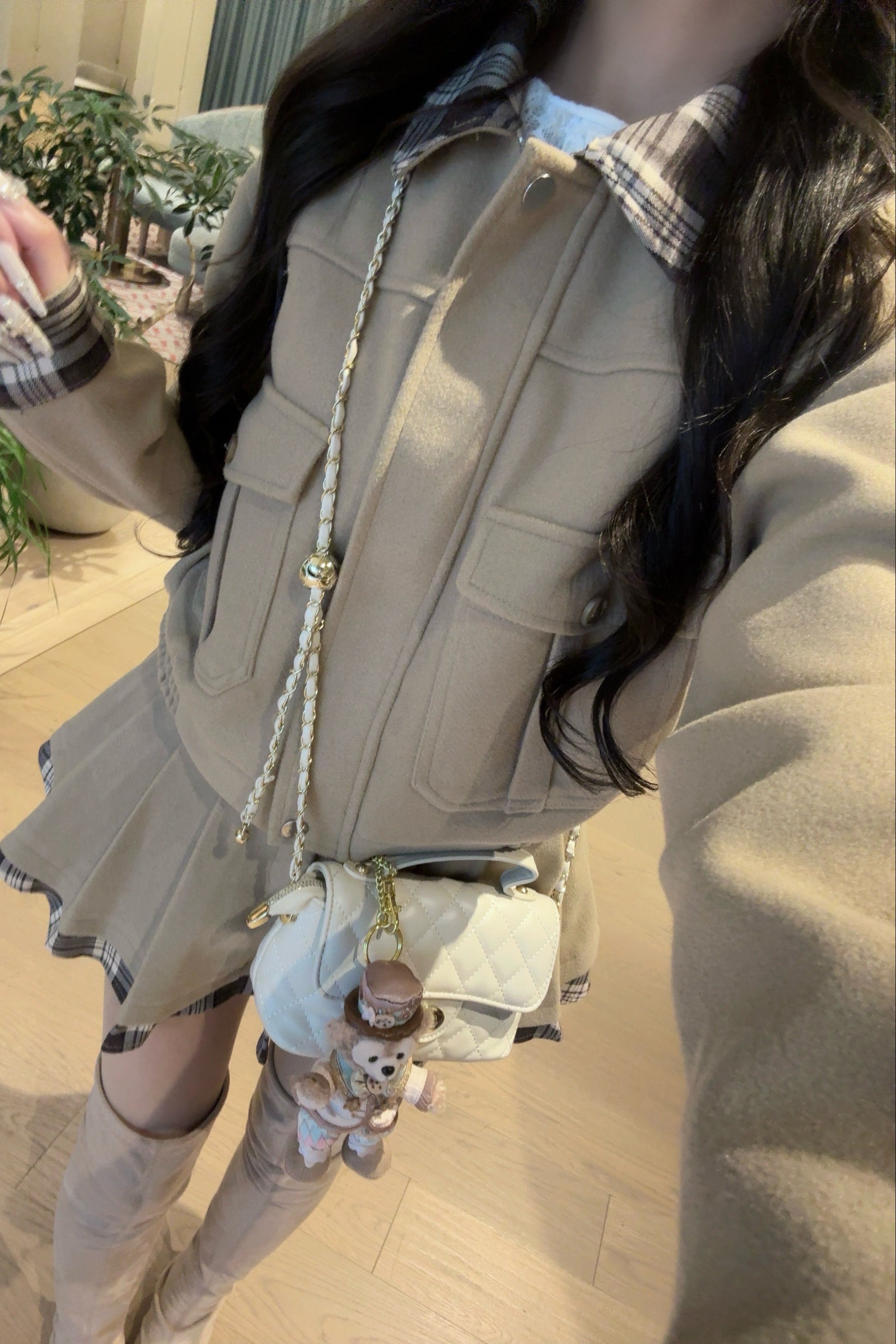 クラシカルチェックセットアップ KR30317