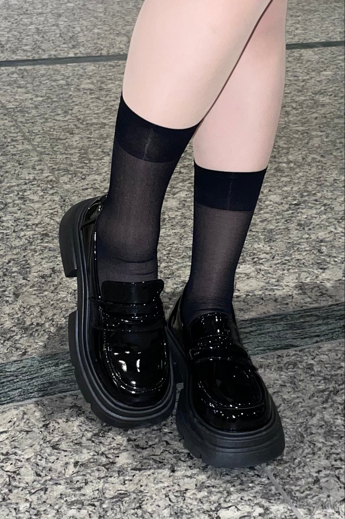 エナメルクラシックローファー KR15269