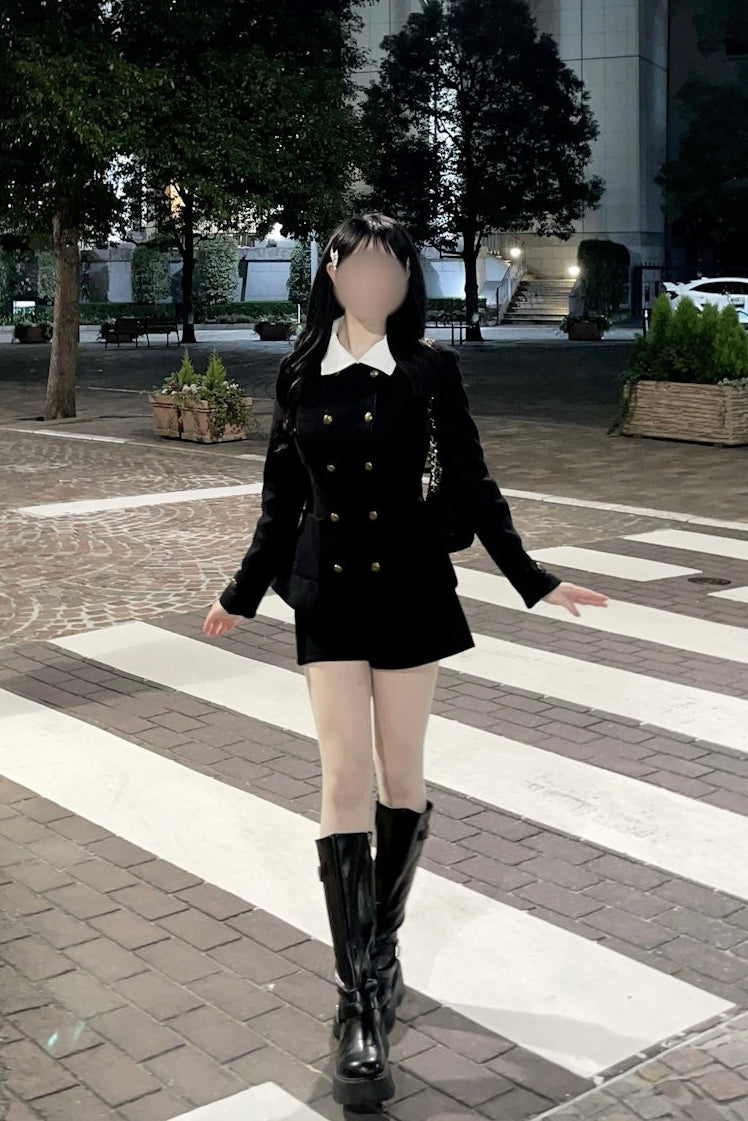 ベルトデザインロングブーツ KR14211