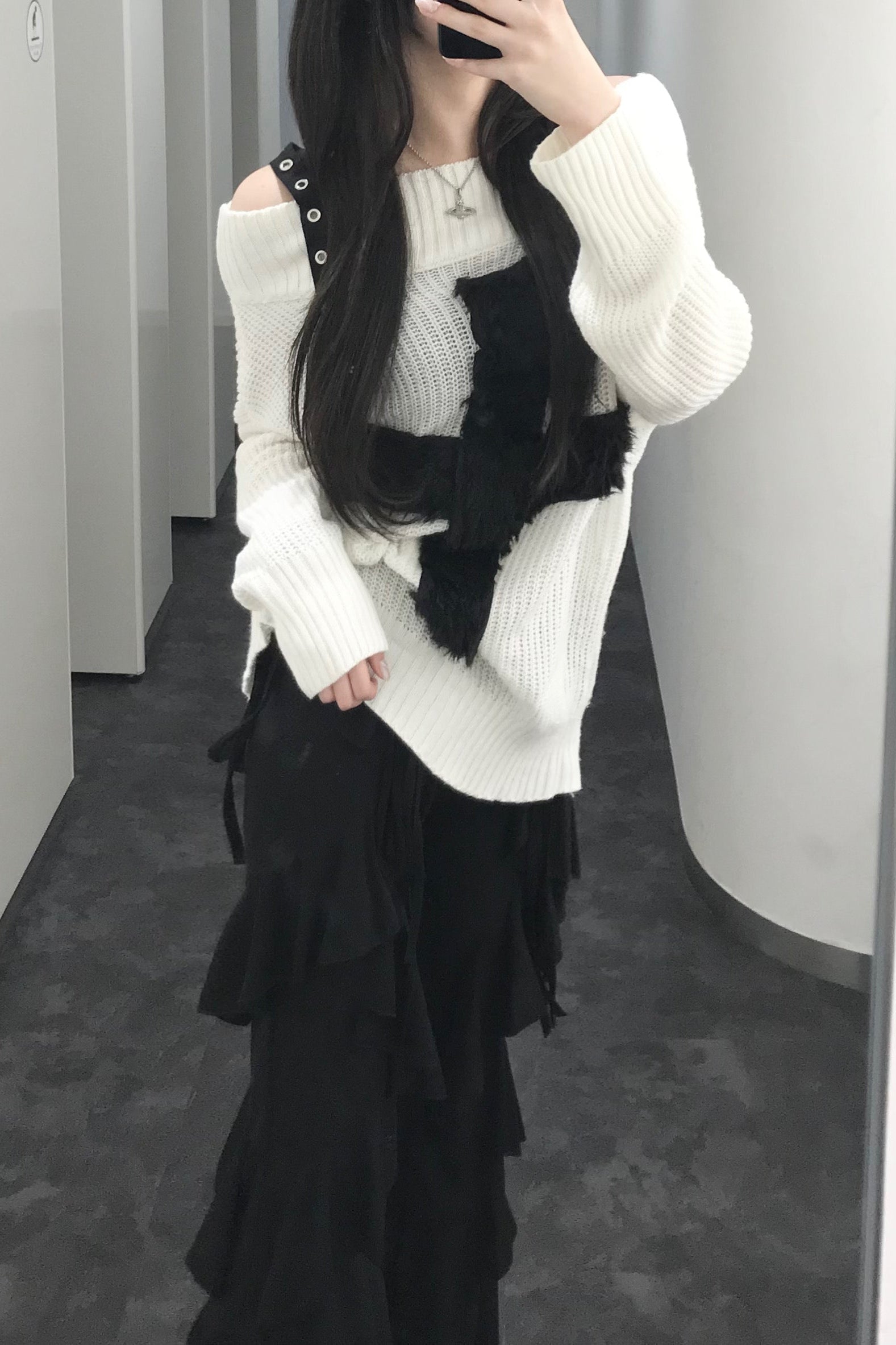 クロスデザインニット KR13548