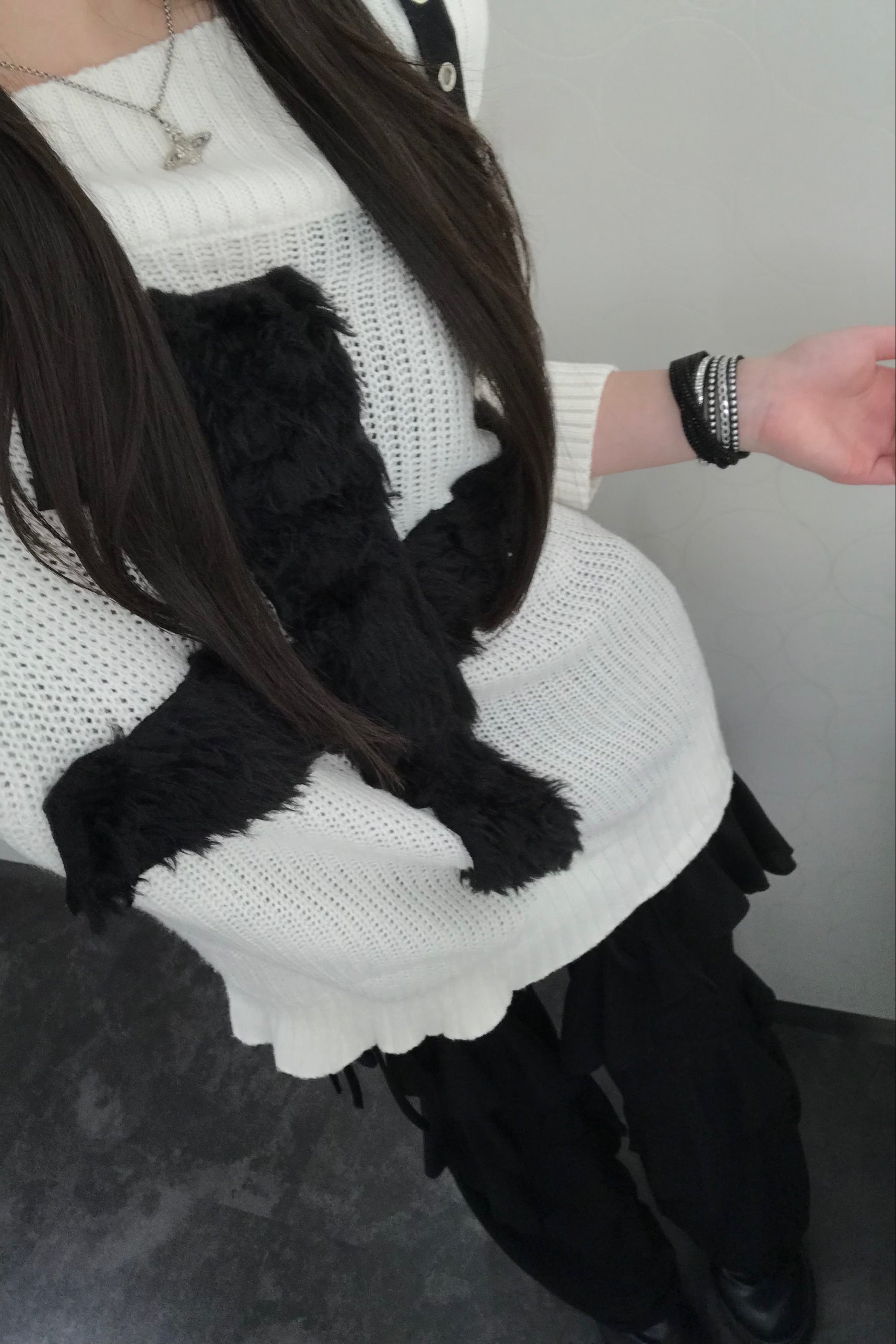 シルバーストーンブレスレット KR13541