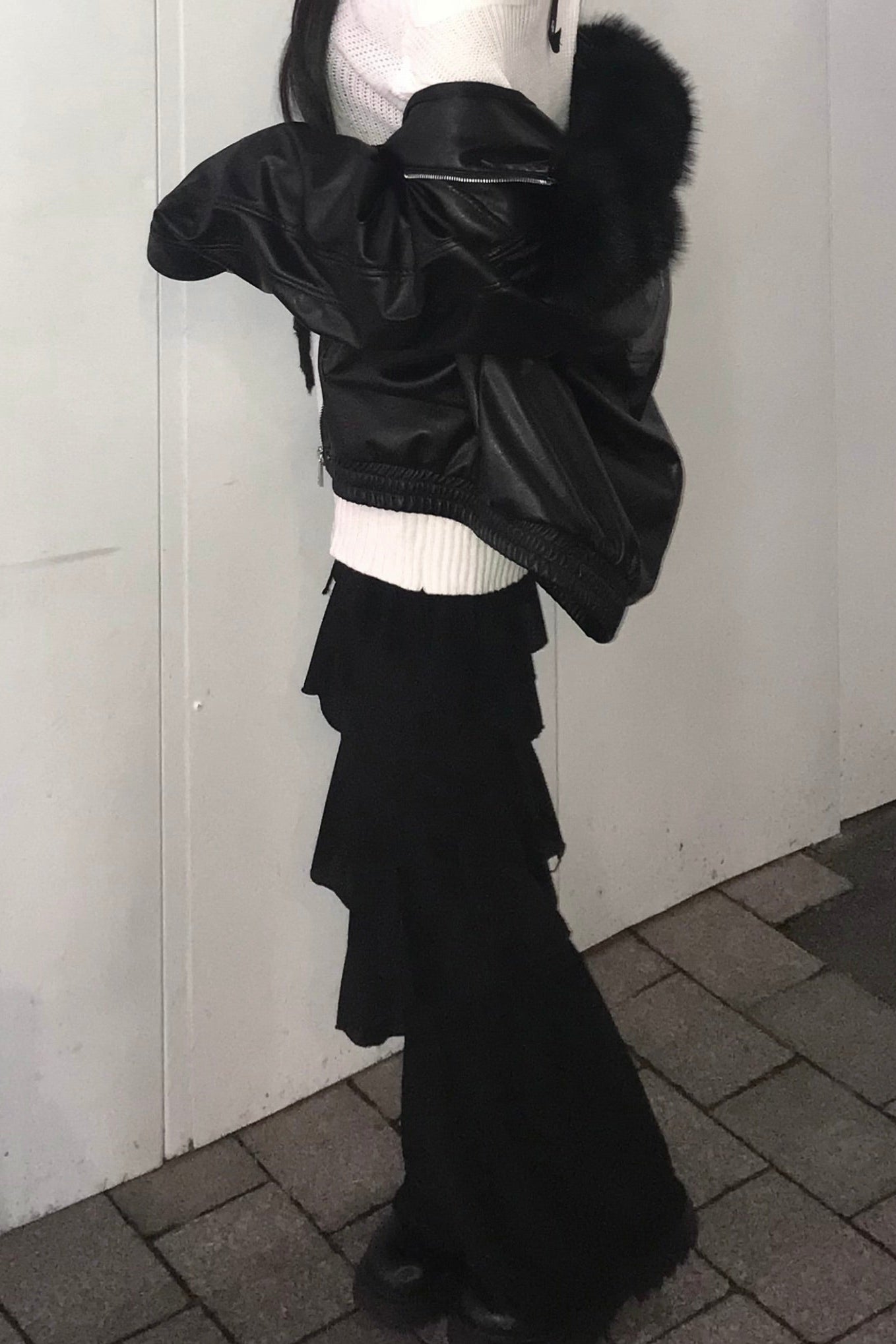 オーバーファーレザージャケット KR30099