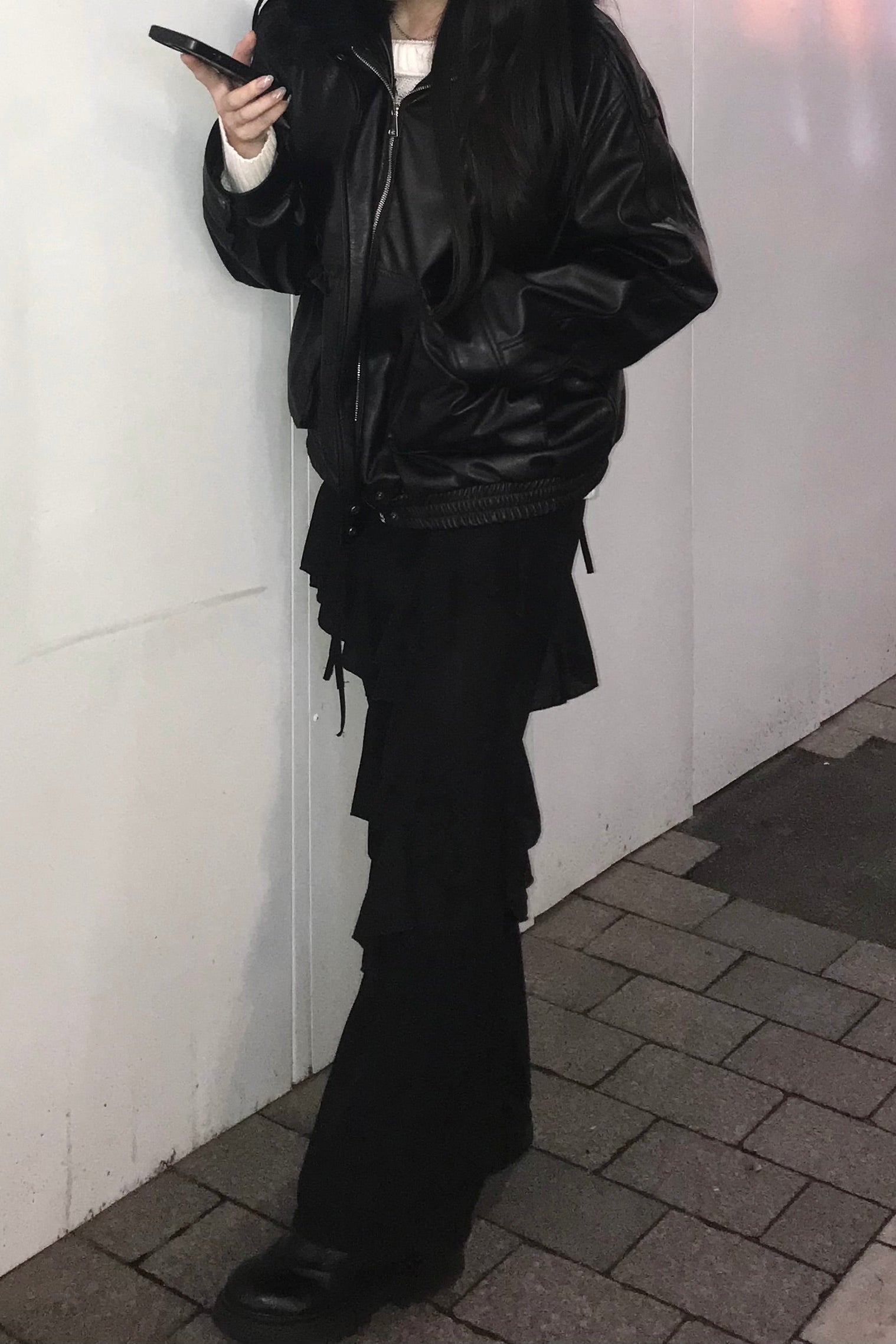 オーバーファーレザージャケット KR30099