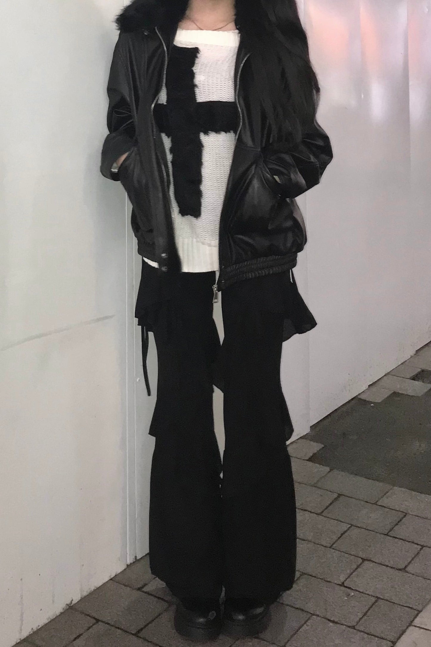 オーバーファーレザージャケット KR30099