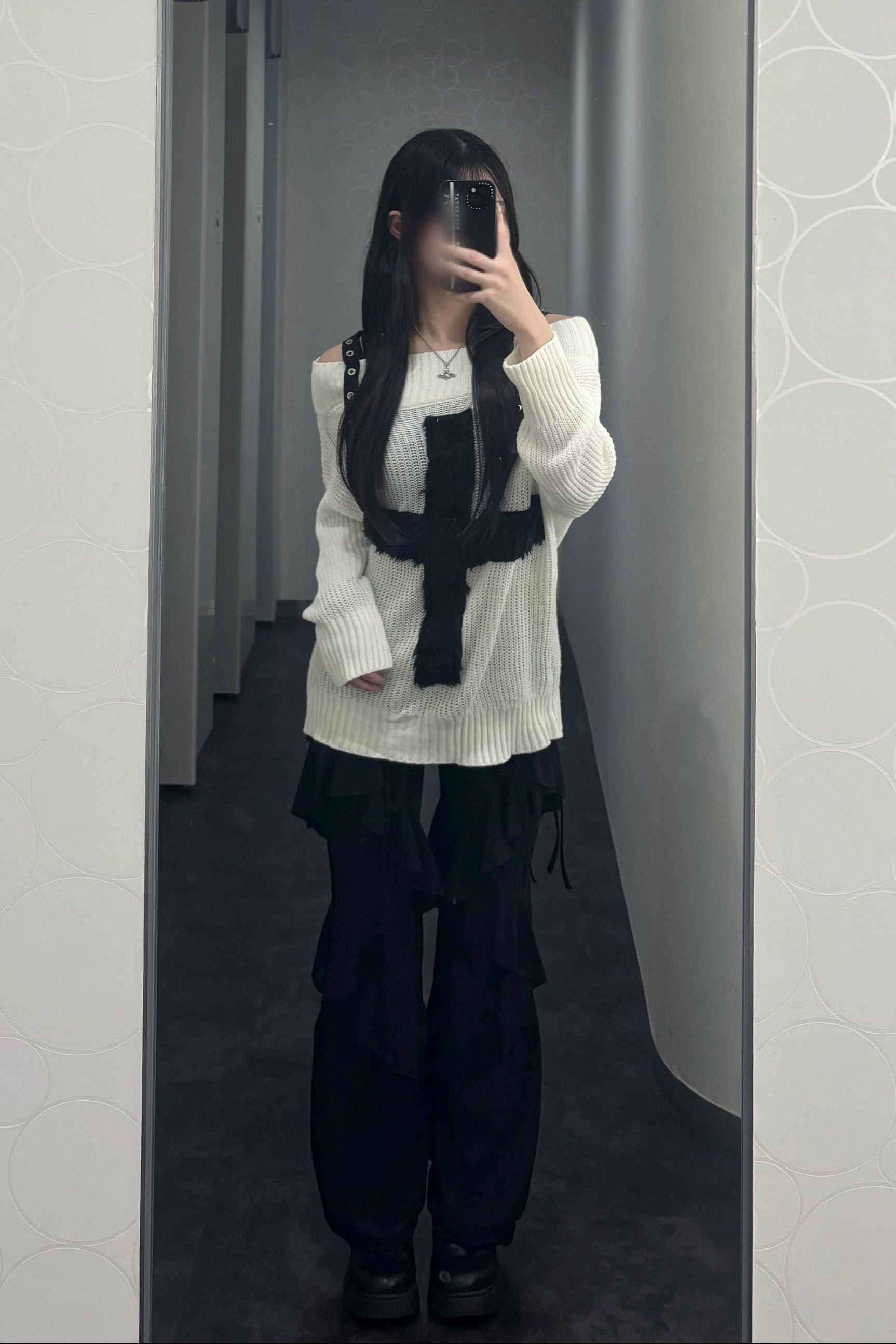 クロスデザインニット KR13548