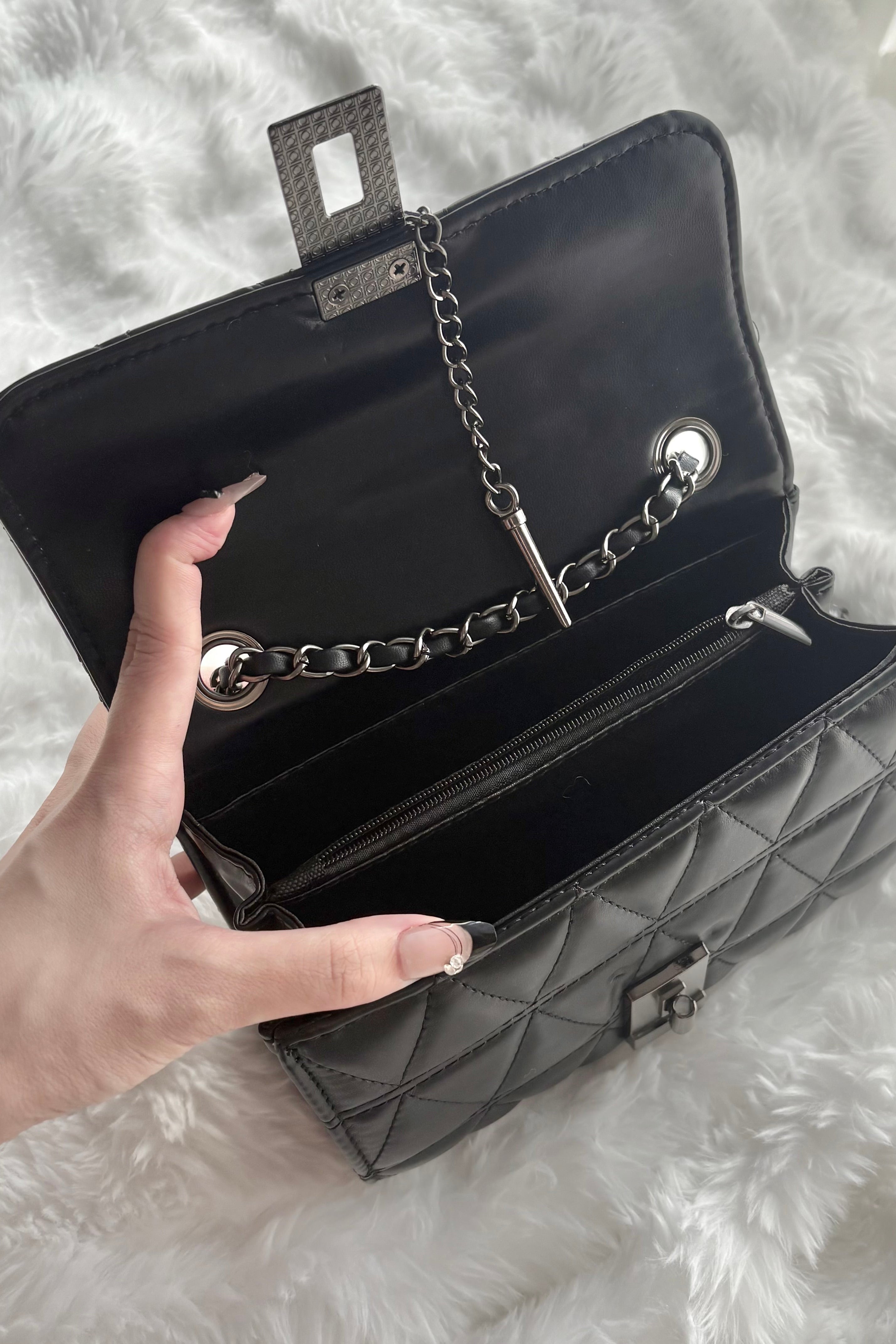 キルティングチェーンミニバッグ KR13646