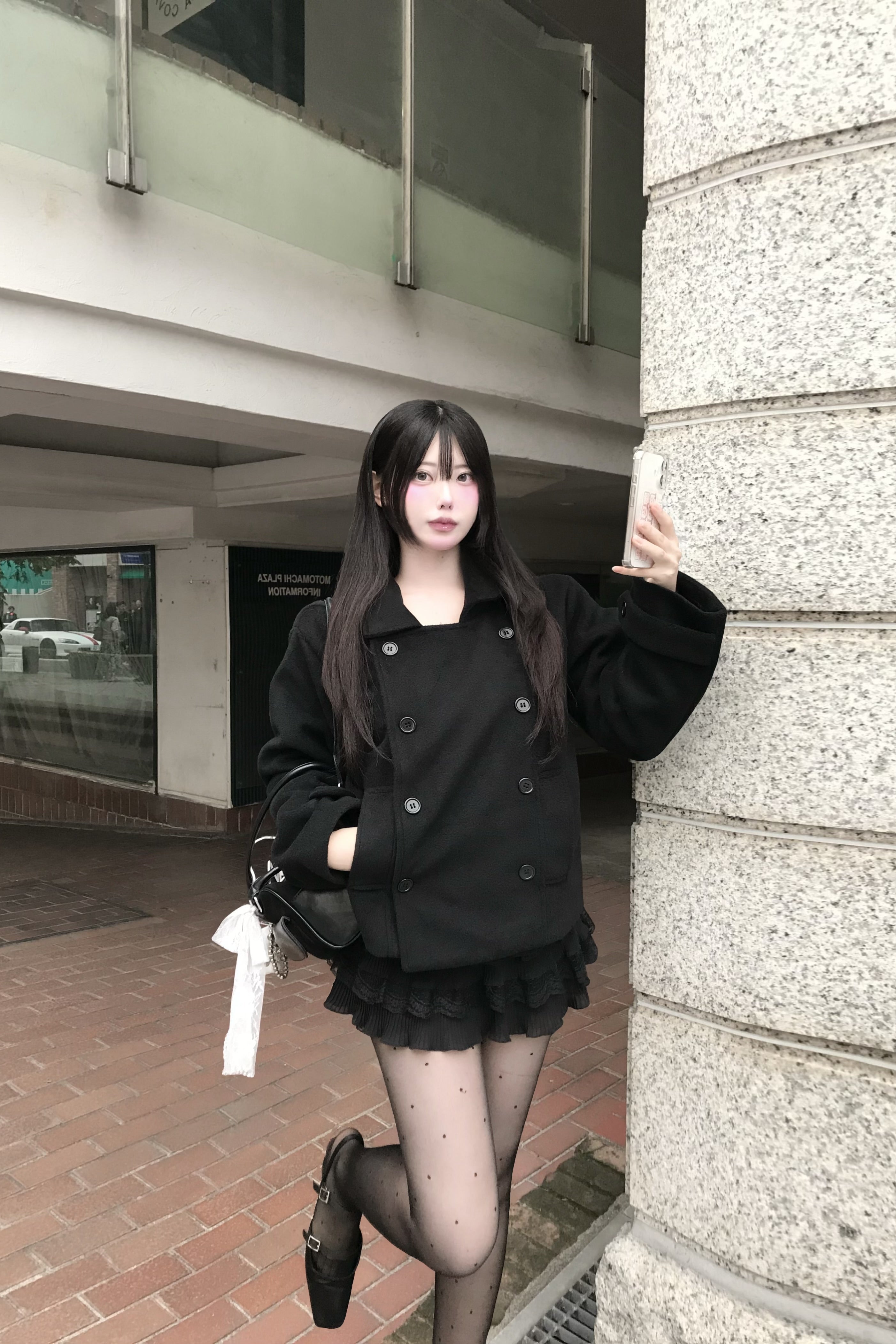 クラシックボタンショートコート KR30079