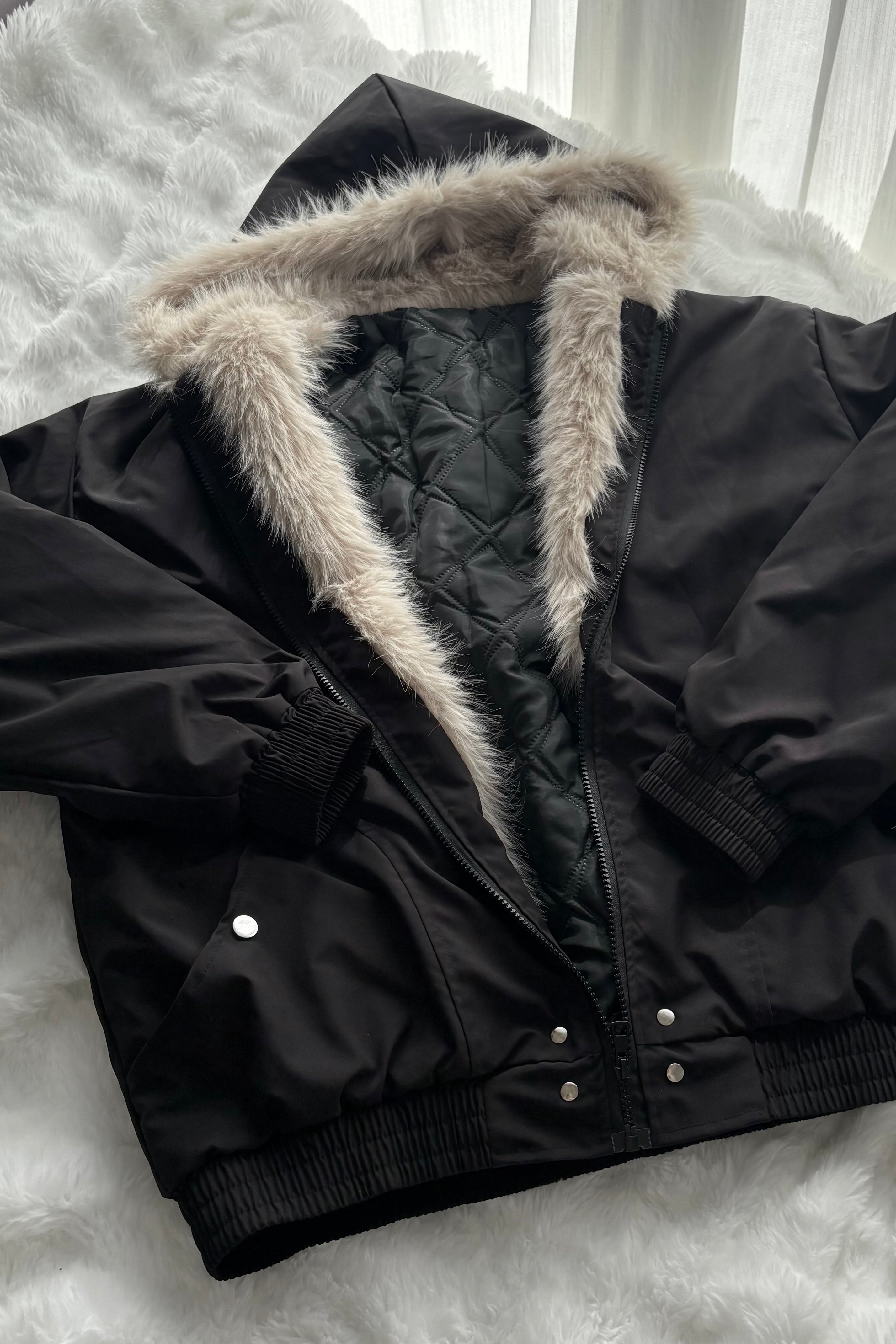 リーバーシブルファージャケット KR30192