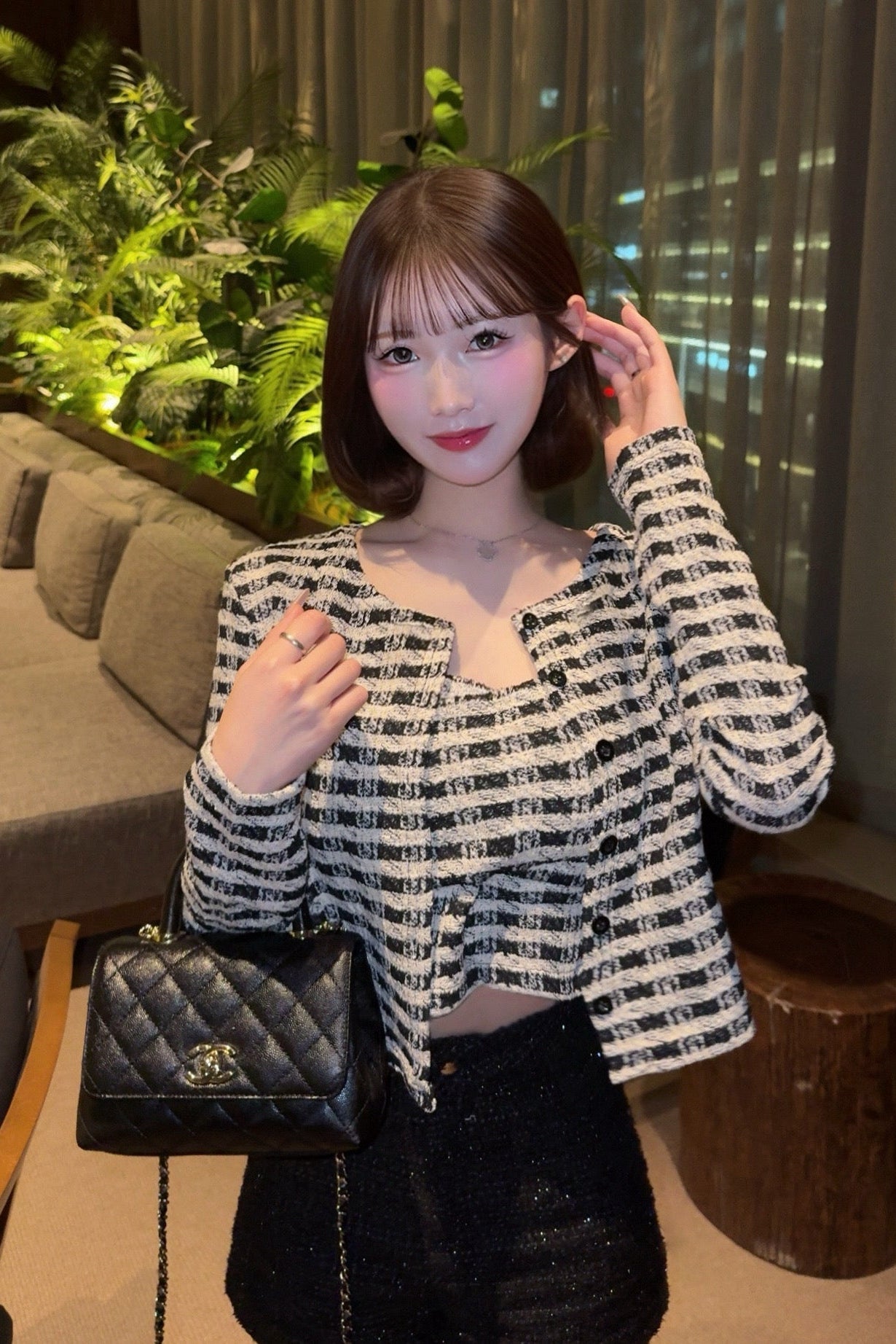 ツイードセットカーディガン KR14150