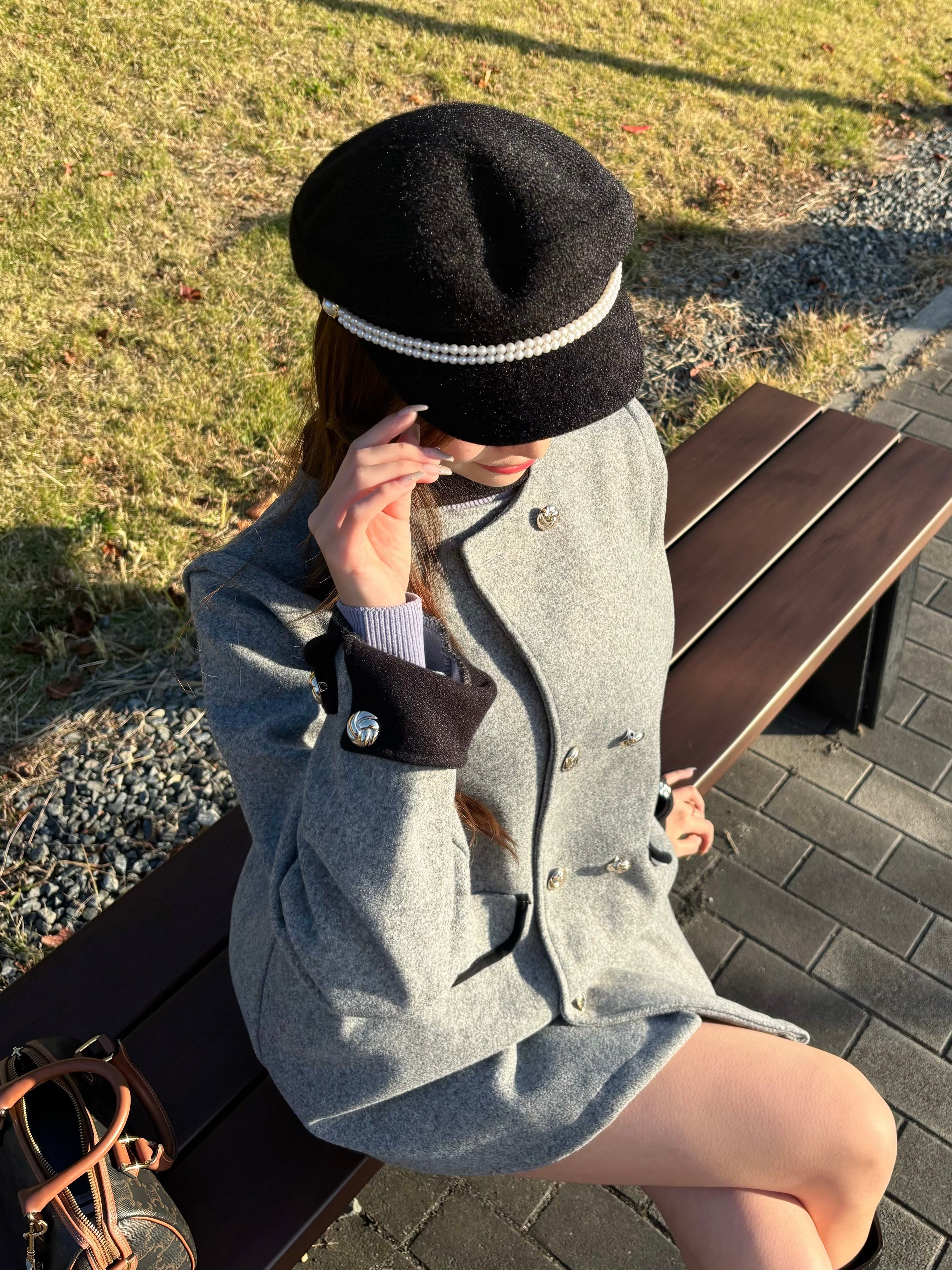 パールデザインキャスケット KR13686