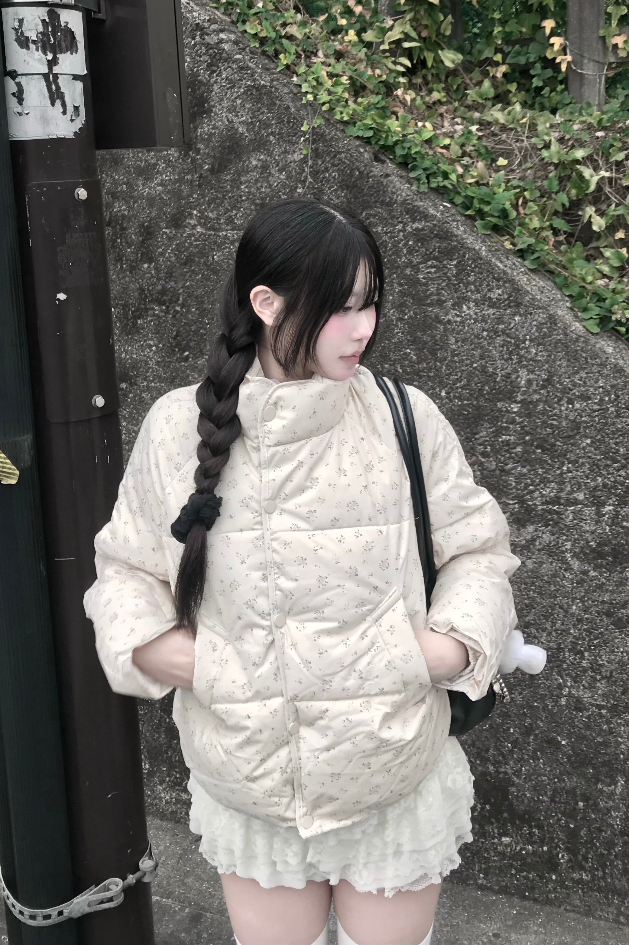 フラワーキルティングダウン KR30137