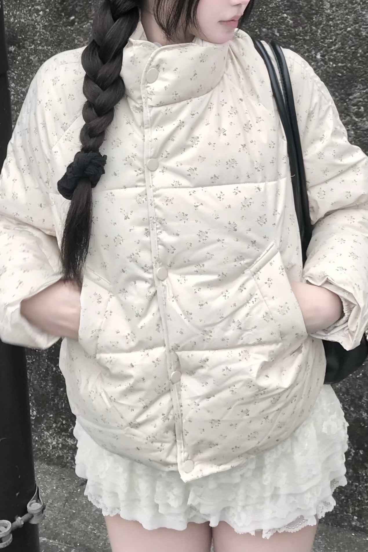 フラワーキルティングダウン KR30137