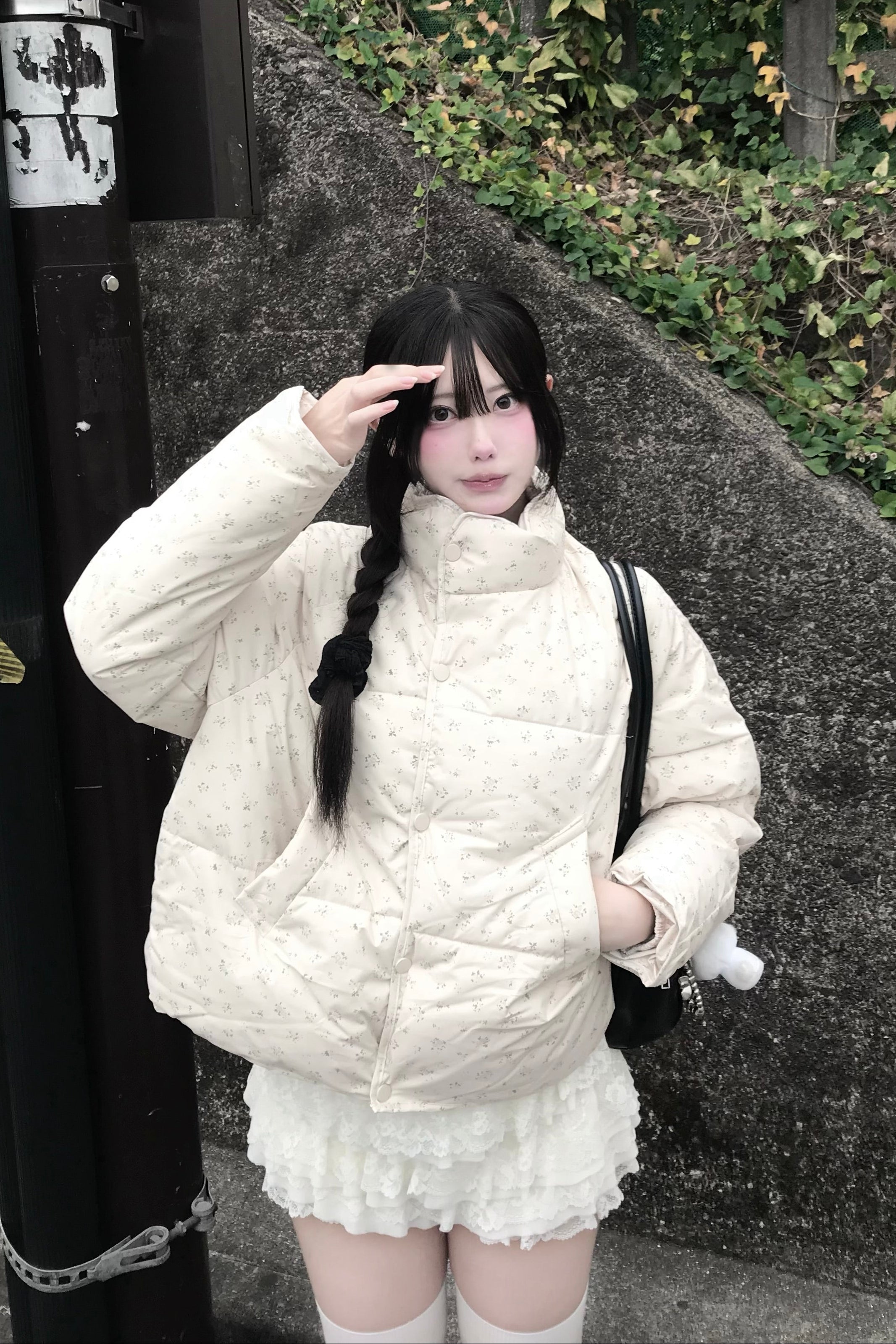 フラワーキルティングダウン KR30137