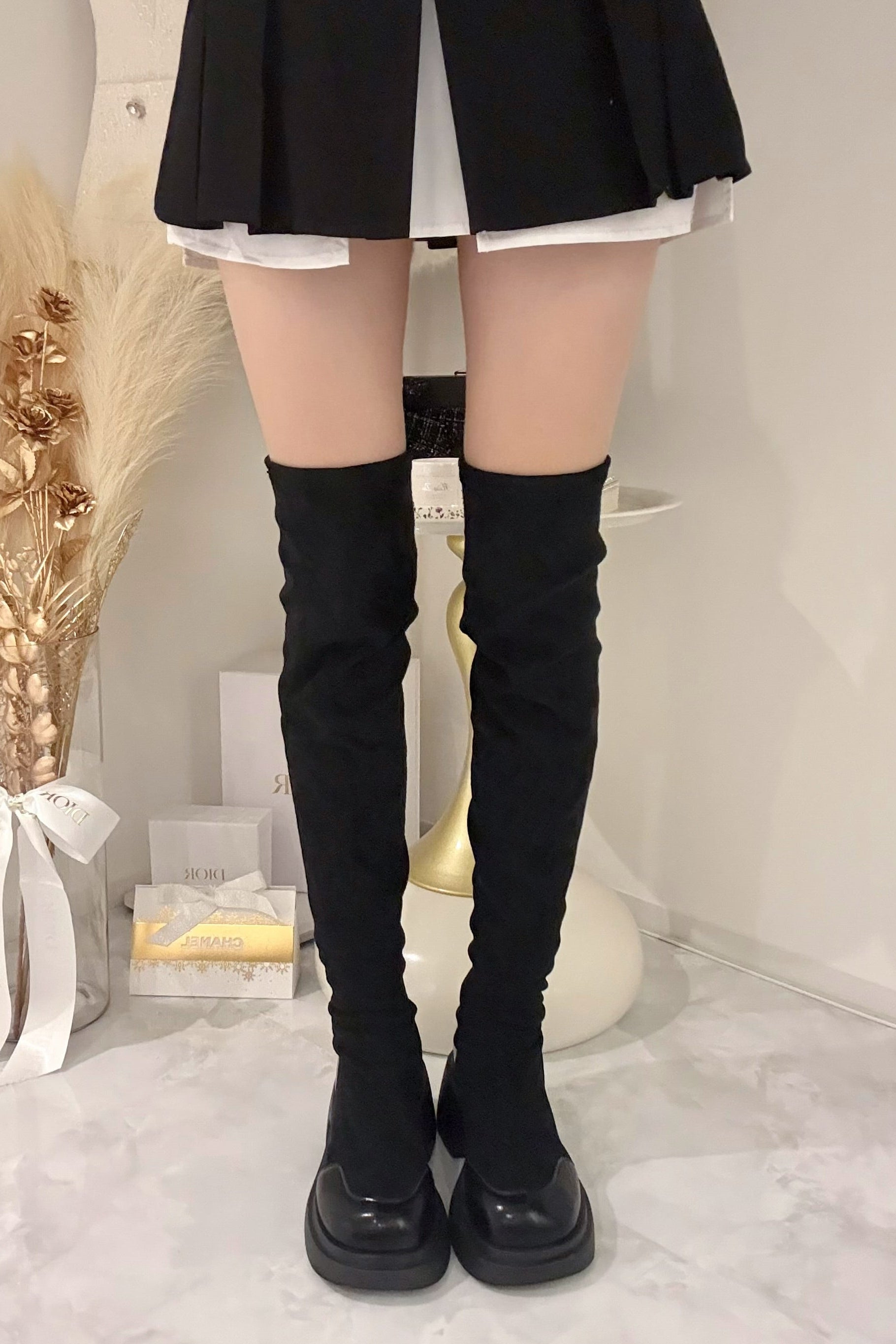 スウェードブーツ KR13483