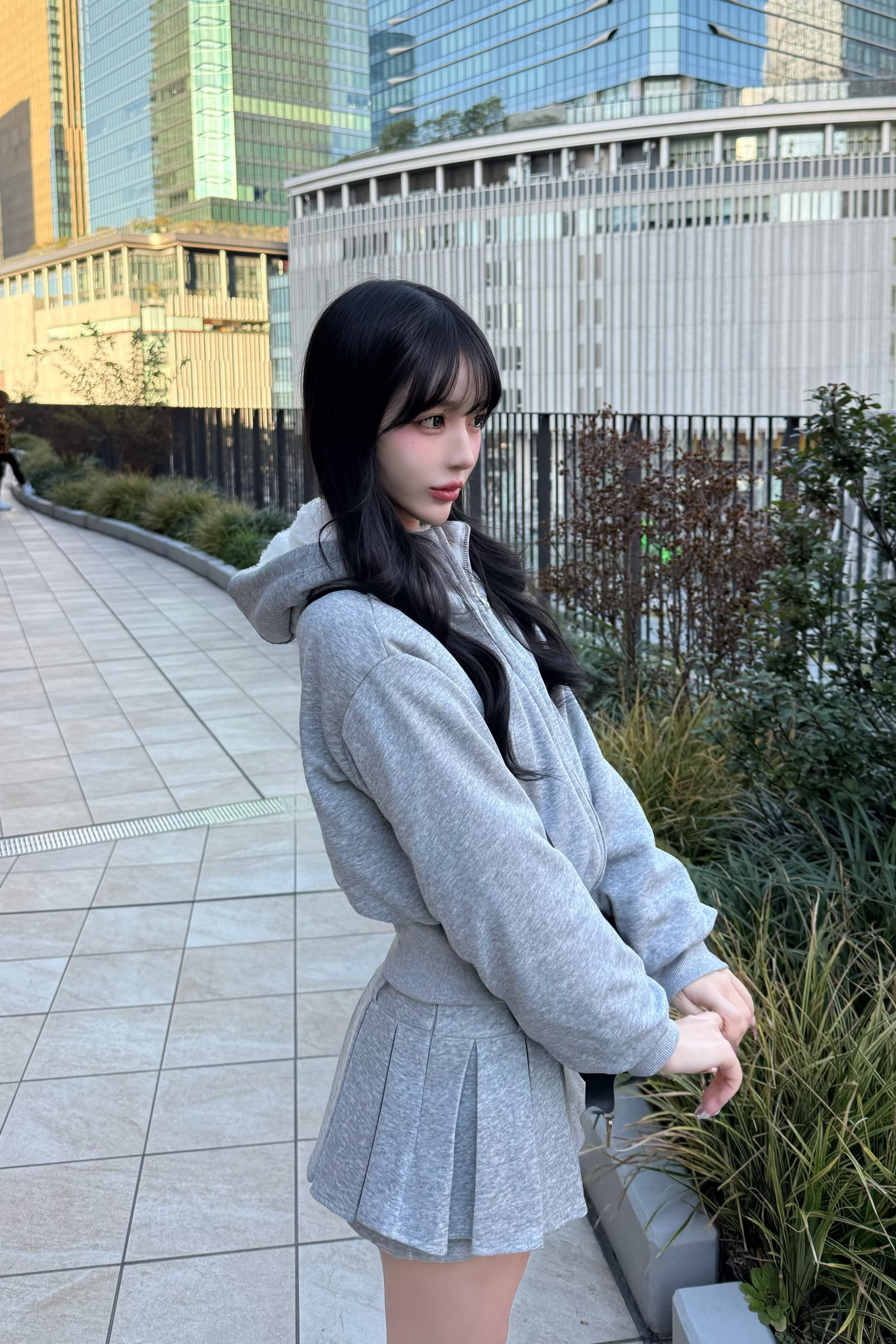 リバーシブルデザインファーアウター KR30404