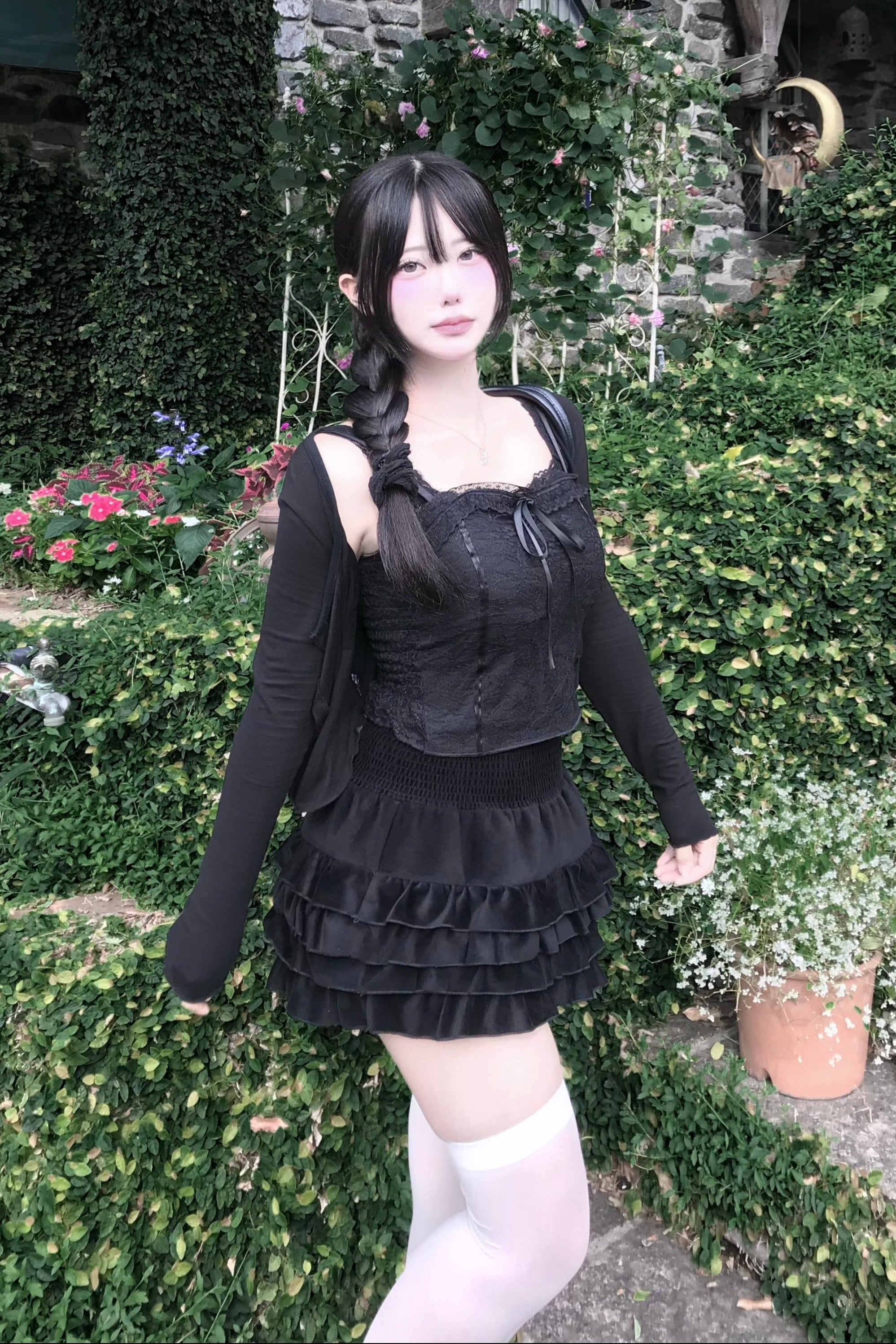 リボンレースキャミソール KR13084