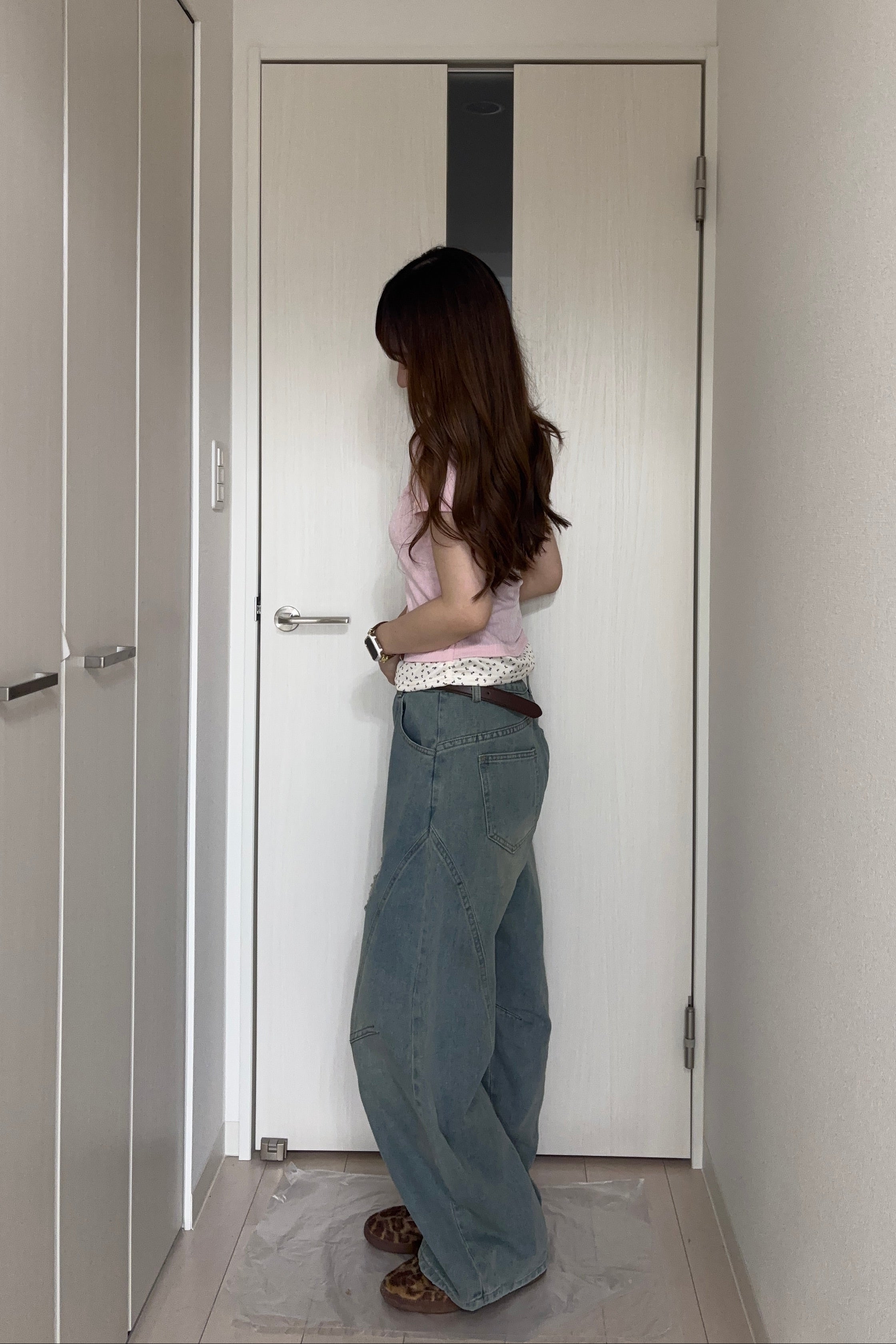 ウォッシュドダメージバギーパンツ KR15005