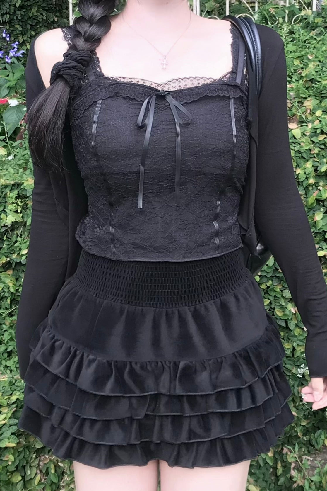 リボンレースキャミソール KR13084