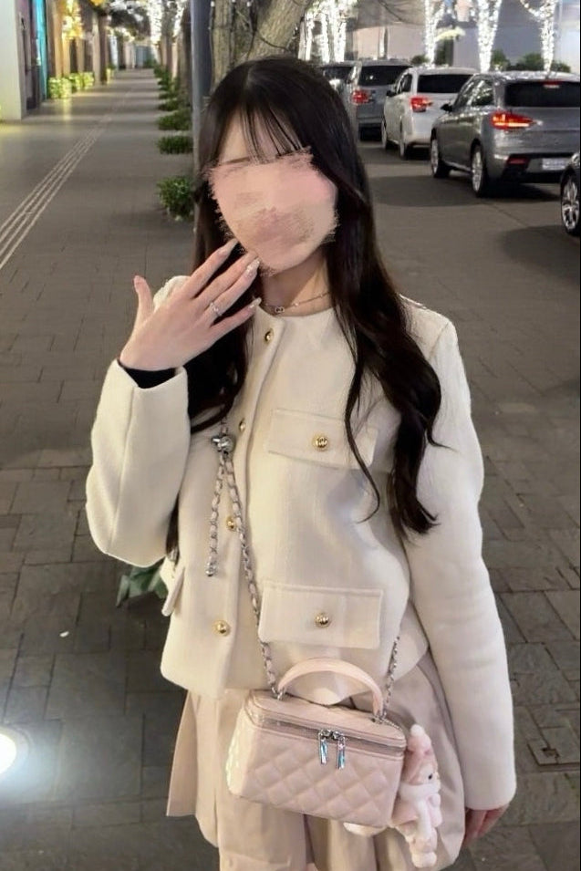 ノーカラークラシカルジャケット KR30166