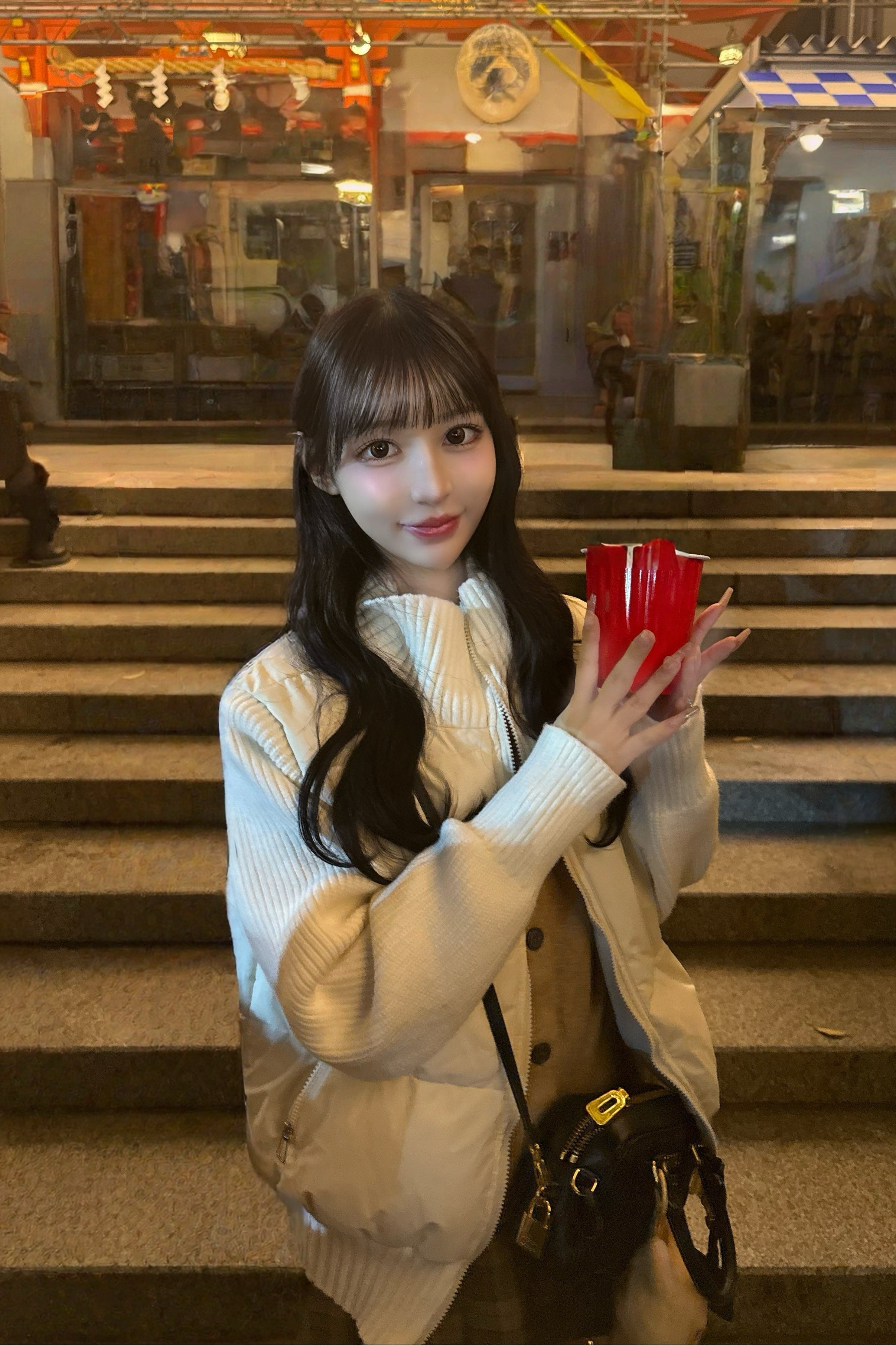 ハイネックリブダウンジャケット KR30269