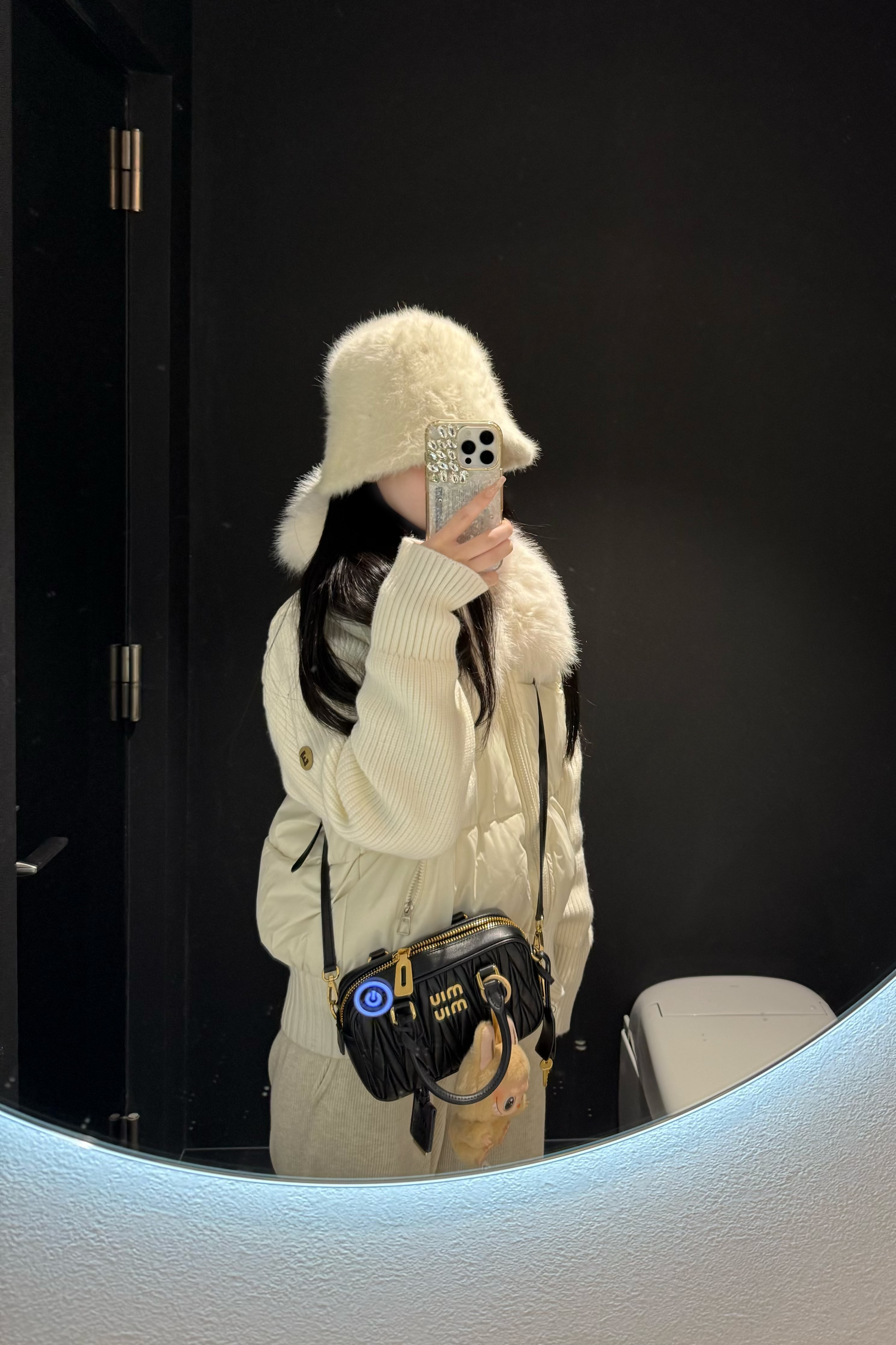 ハイネックリブダウンジャケット KR30269