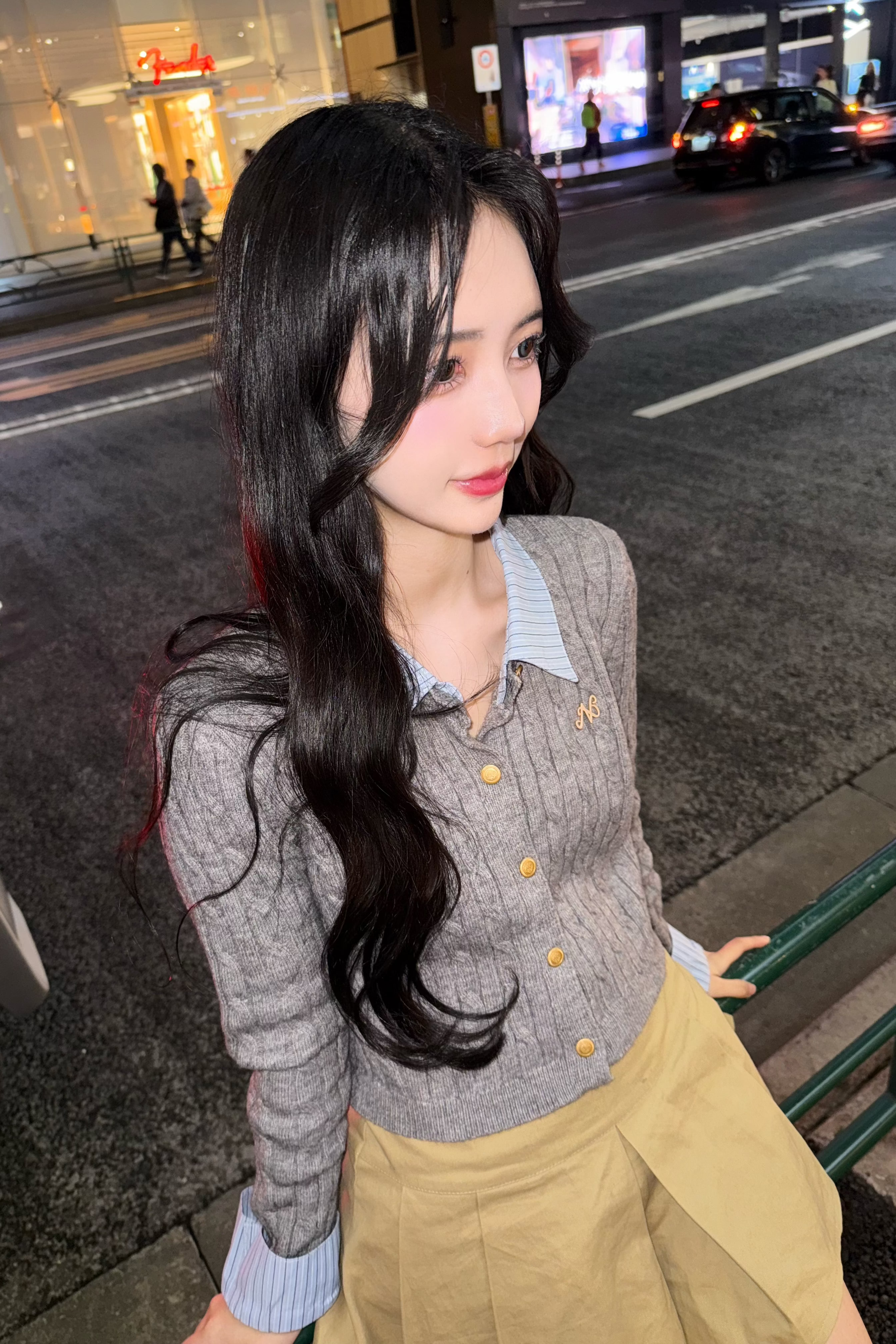 Shirt-in Knit Tops KR10194