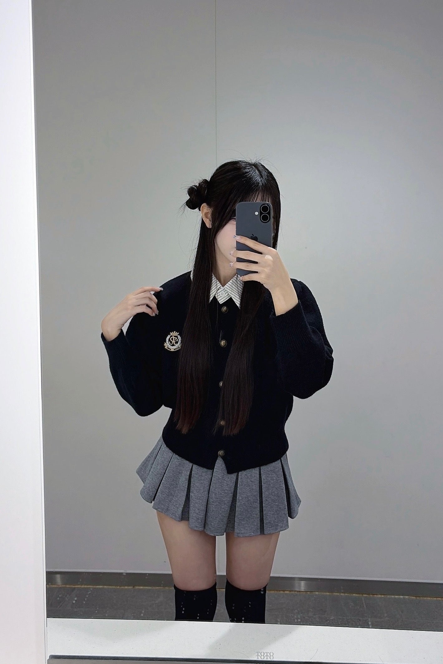 プレッピーボタンカーデ KR13144