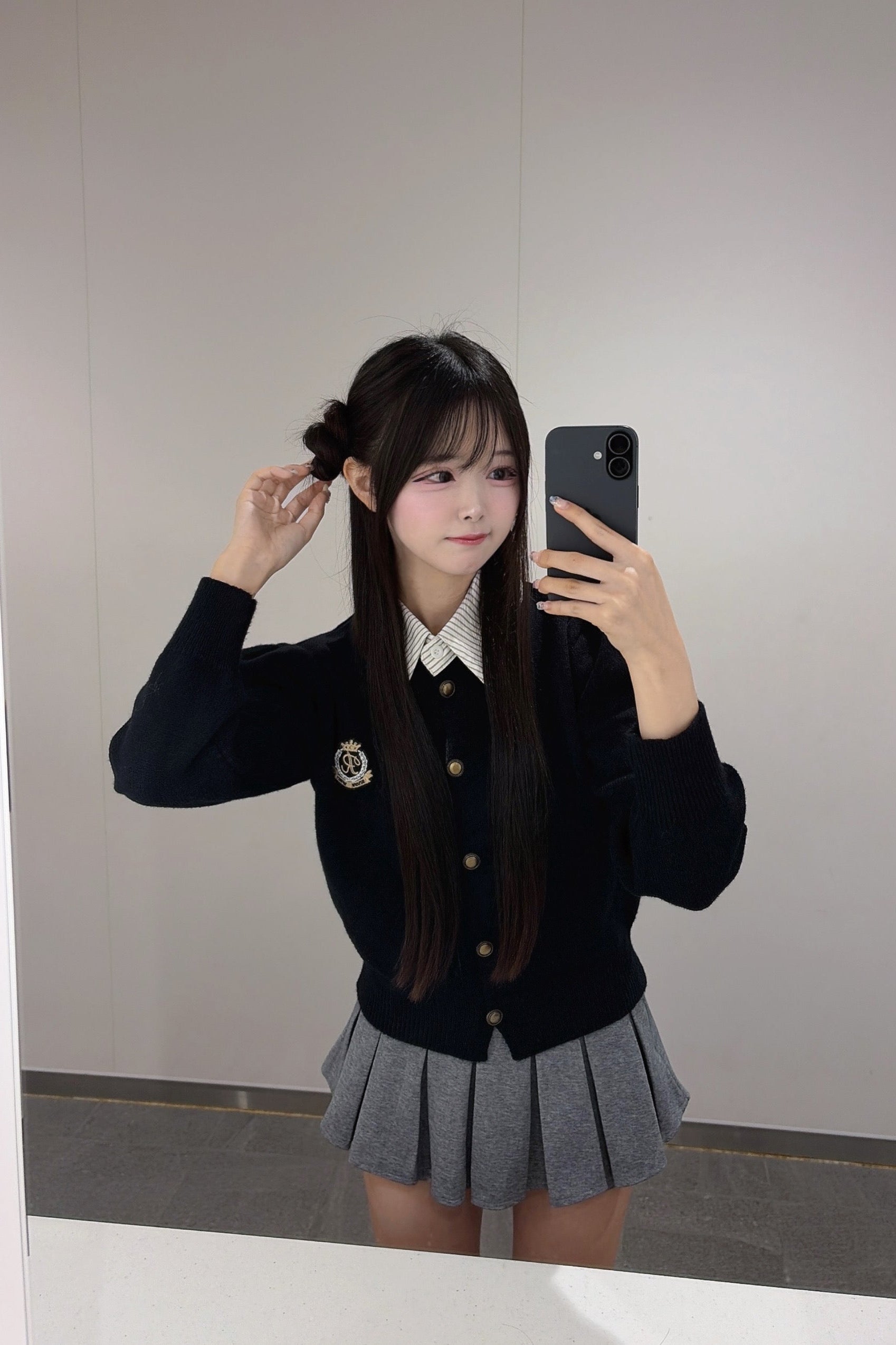 プレッピーボタンカーデ KR13144