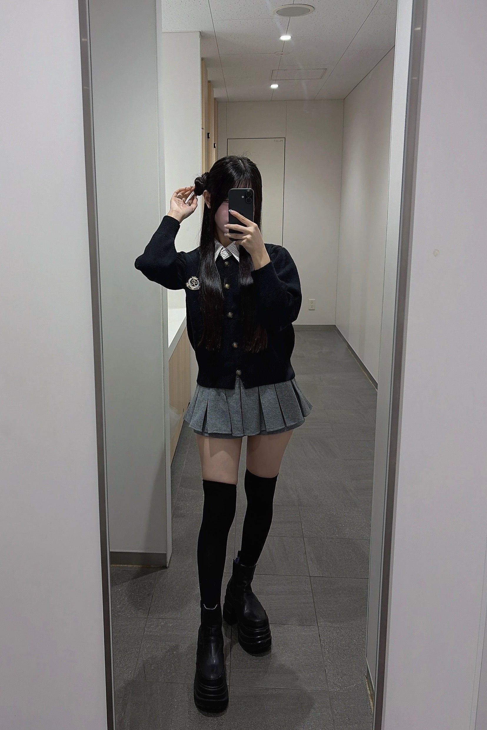 プレッピーボタンカーデ KR13144