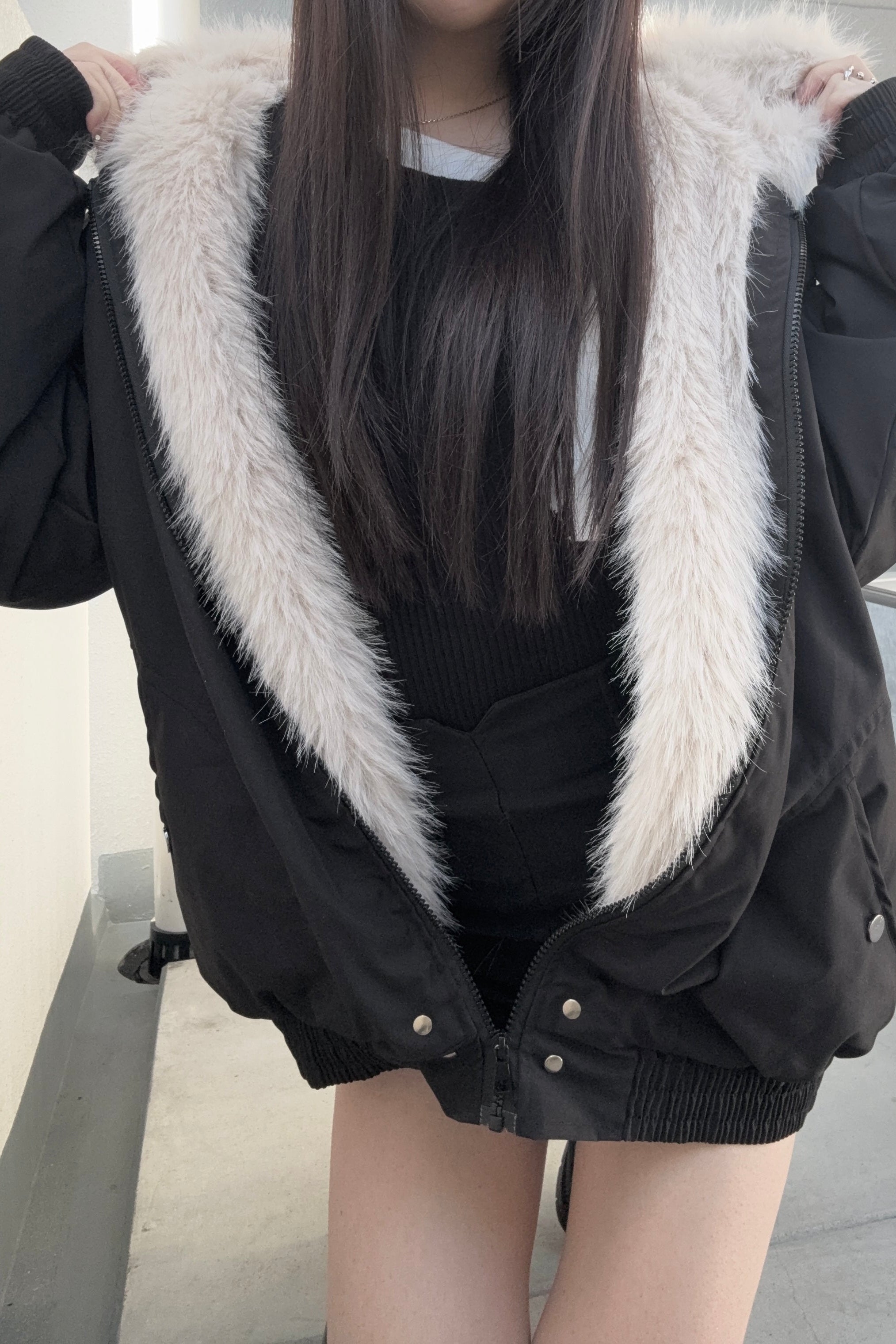 リーバーシブルファージャケット KR30192