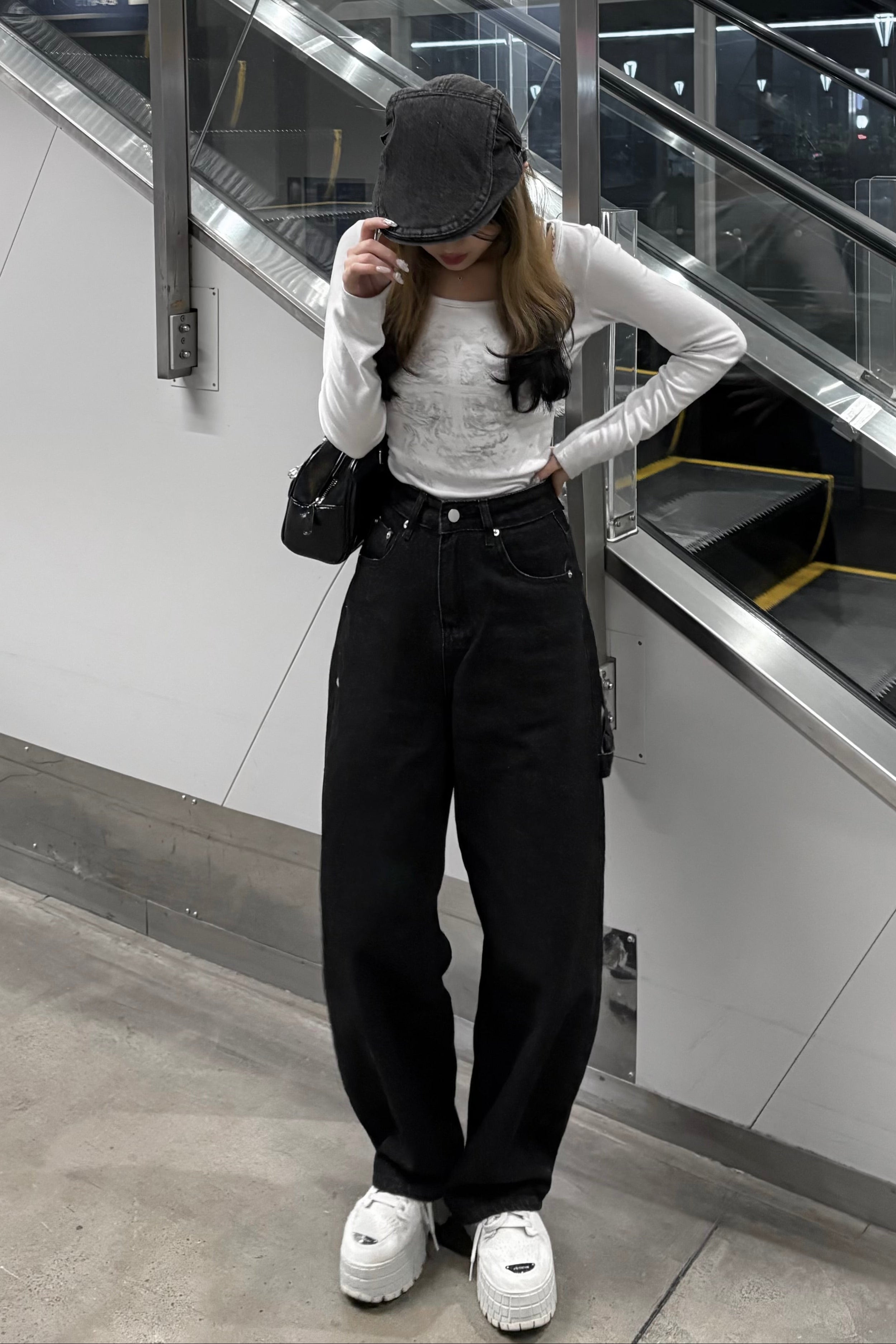 バックポケットデザインパンツ KR13579