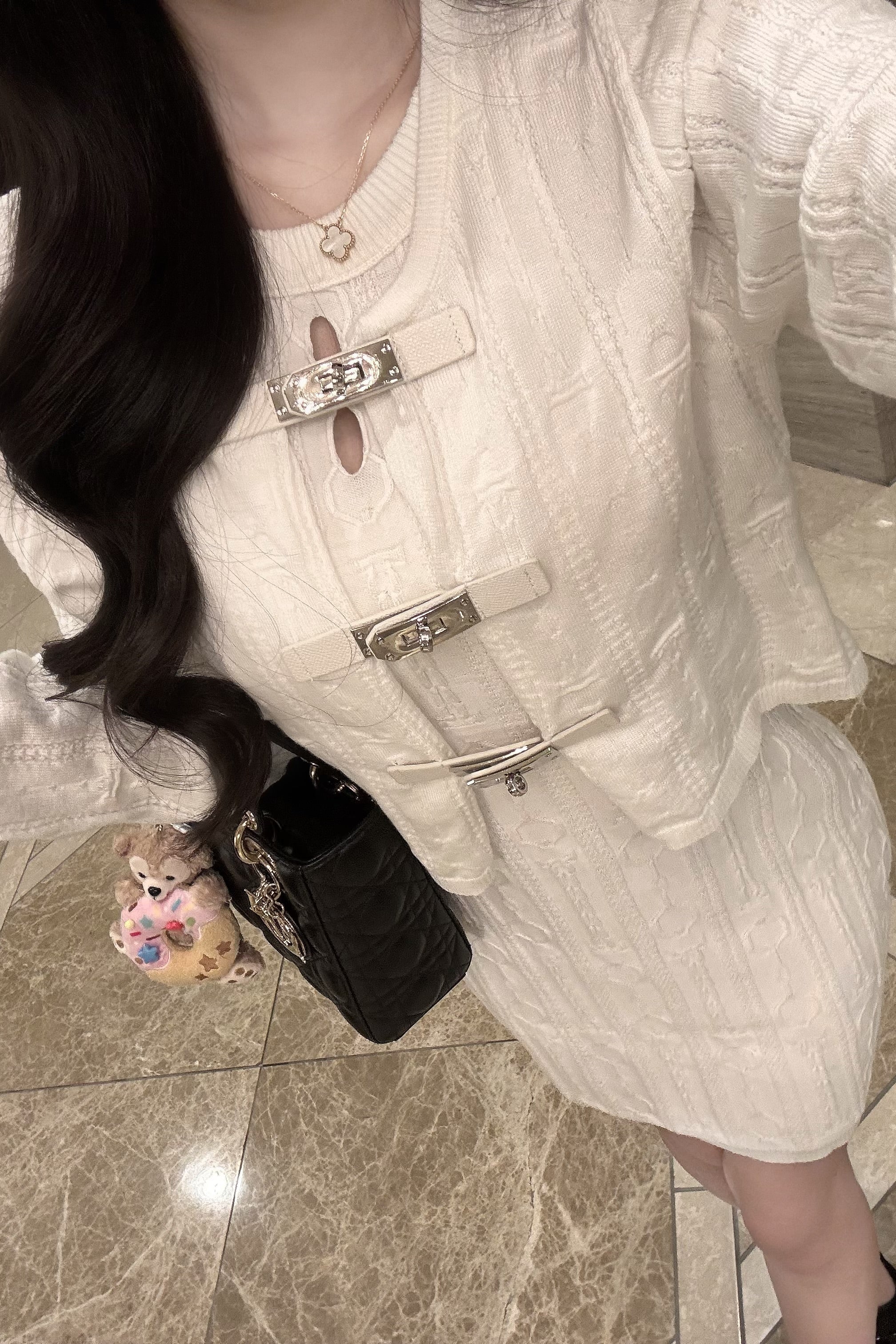 メタルバックルニットセットアップ KR30216