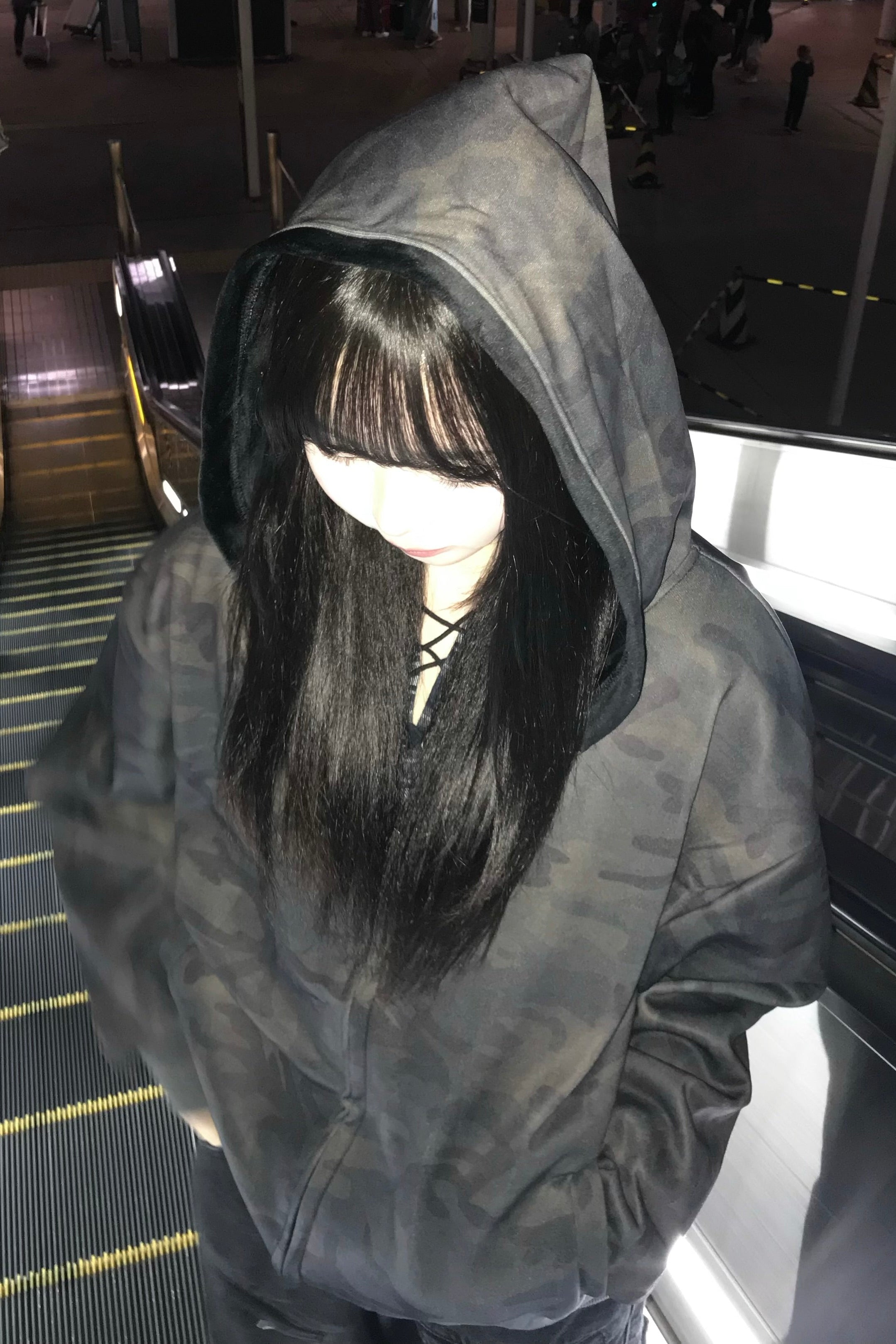 カモフラージュオーバーパーカー KR13436