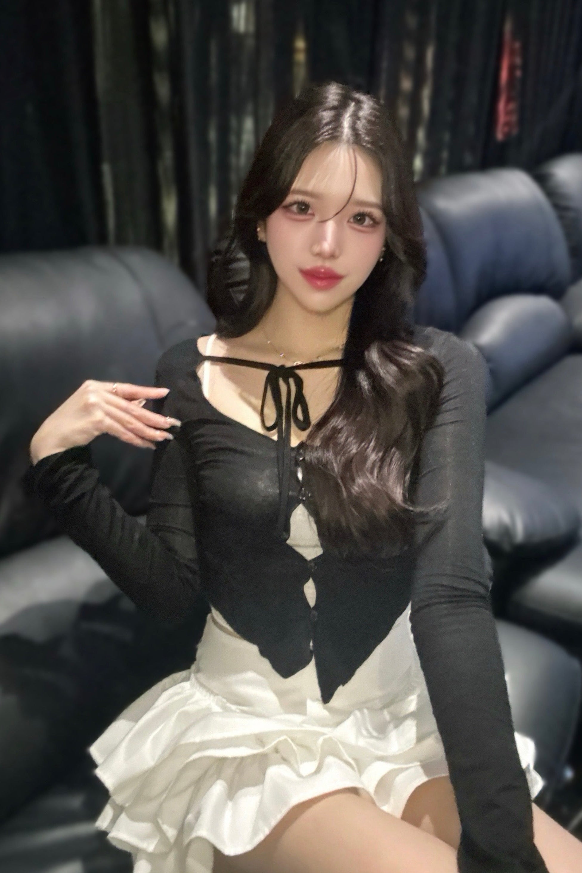 バイカラーレイヤードトップス KR13534