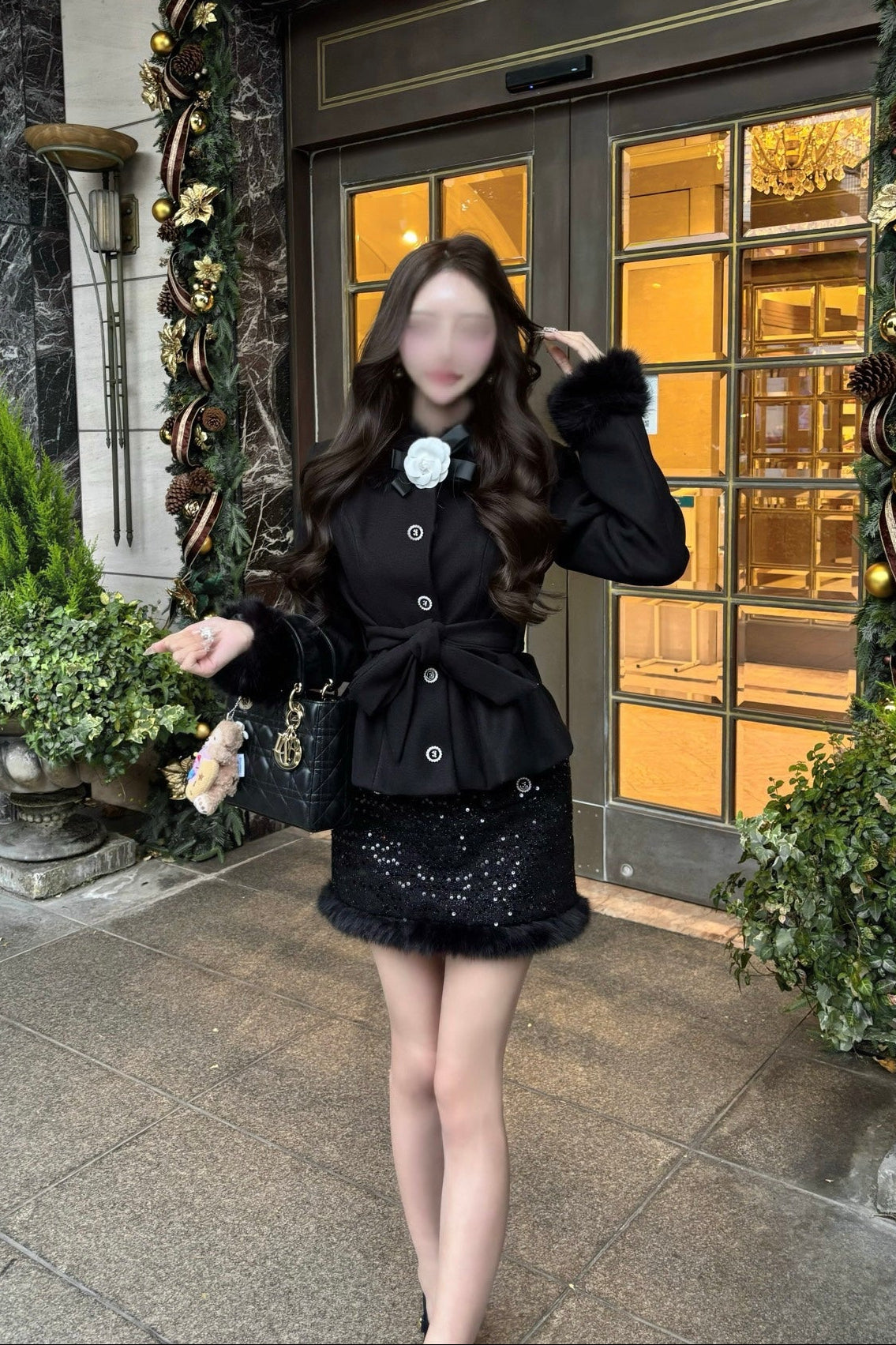 ラグジュアリーファーセットアップ KR30083