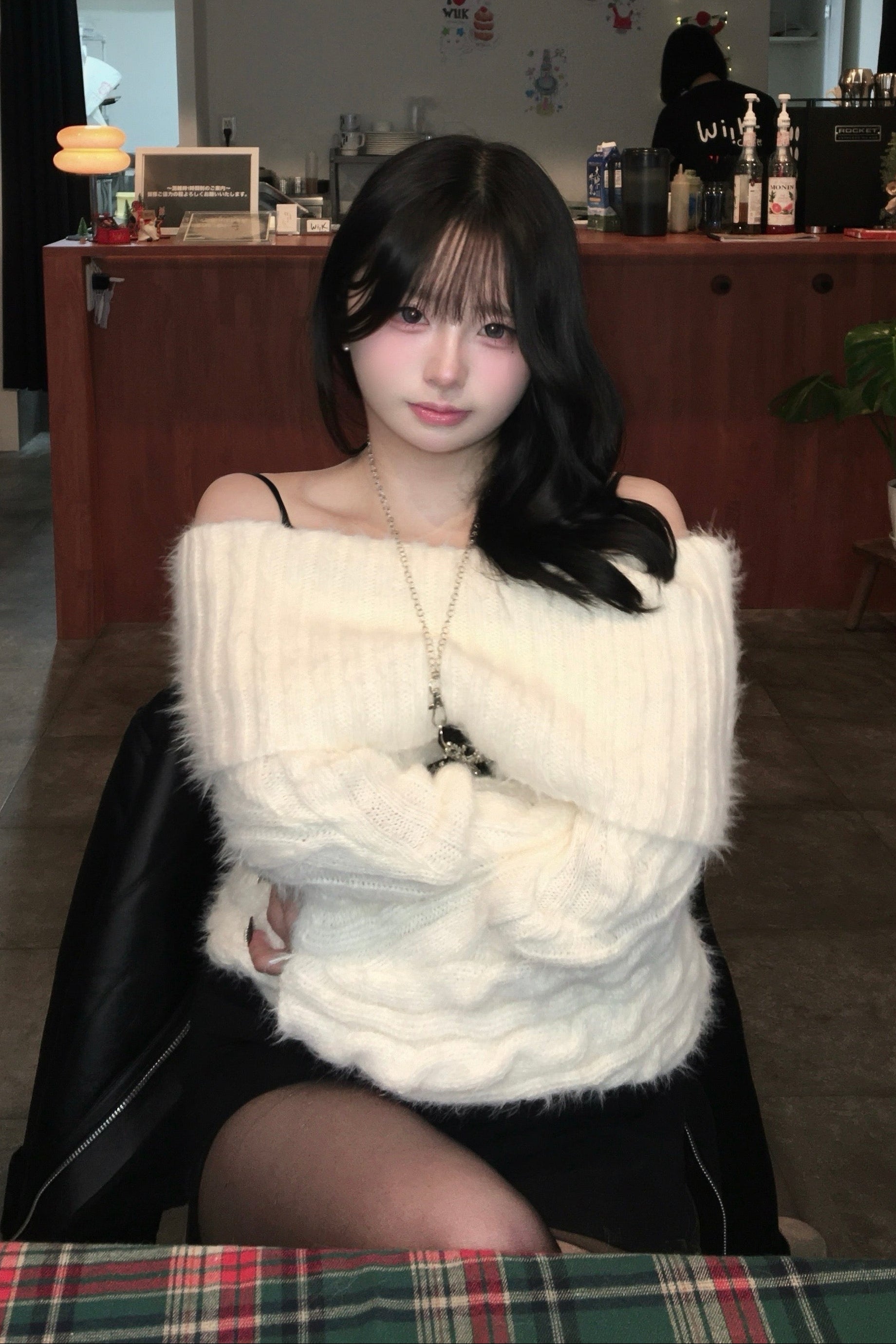 ルーズケーブルニット KR13630