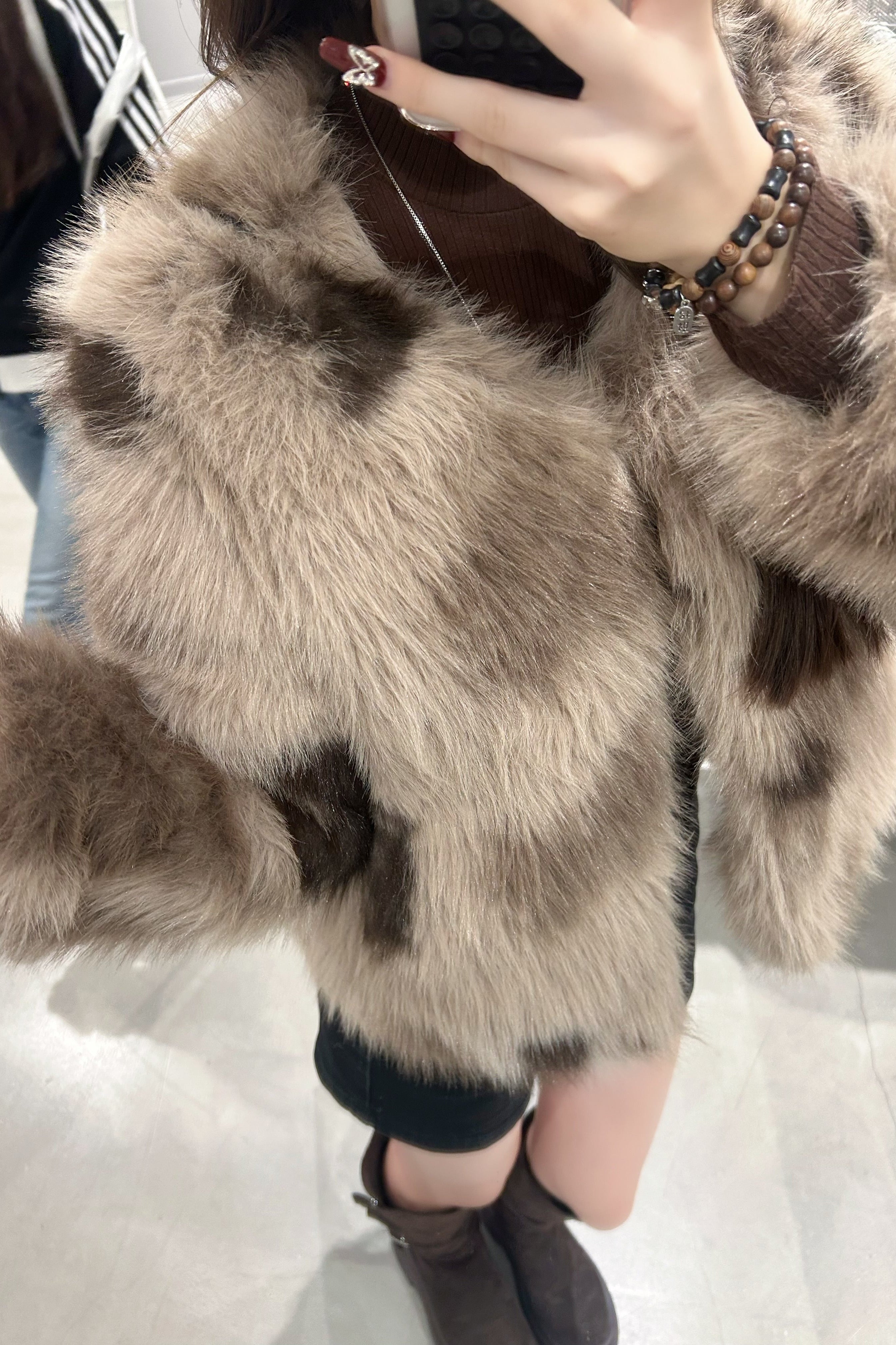 マーブルファーコート KR30088