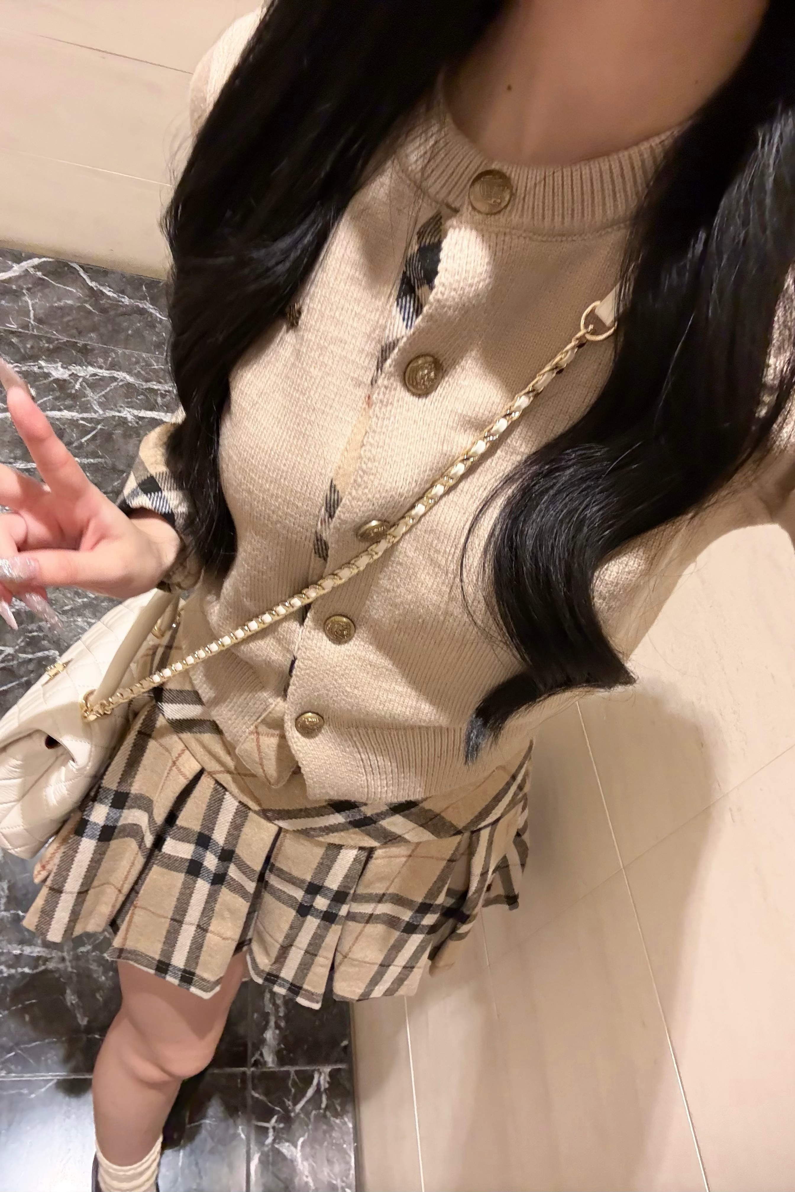 フロントボタンタータンチェックセットアップ KR30739