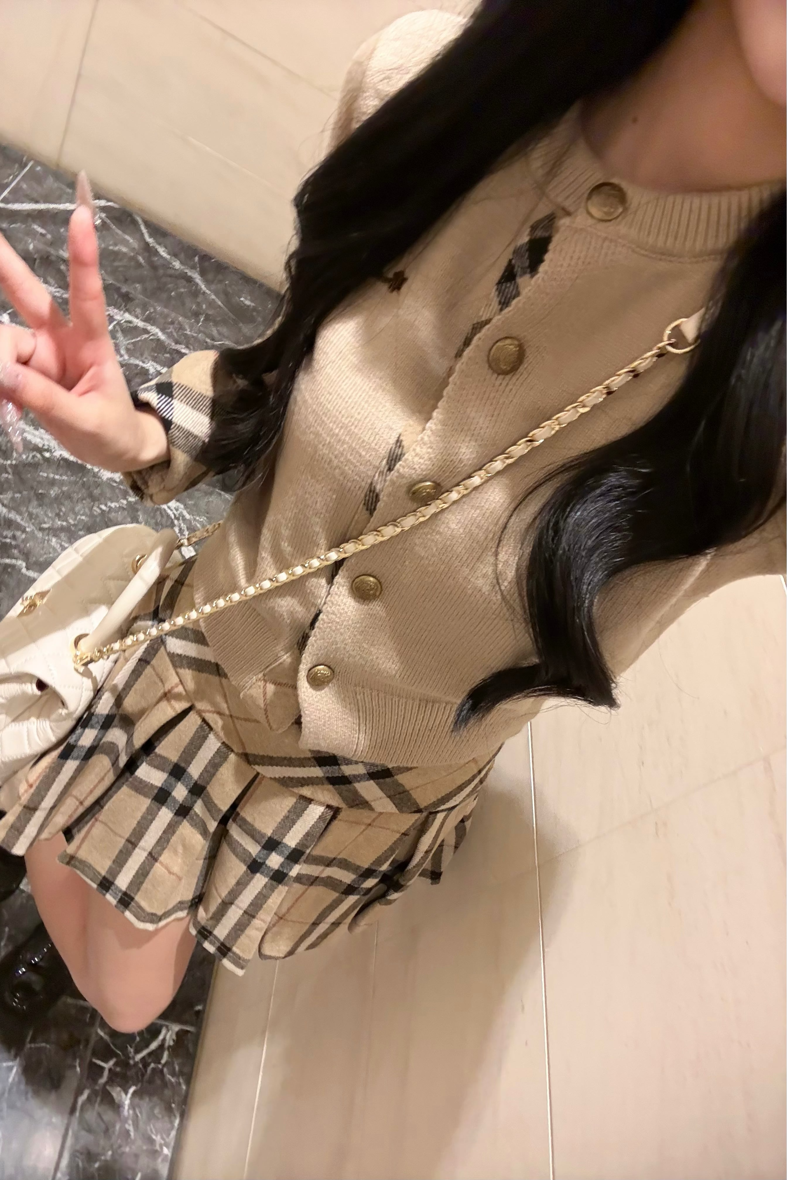 フロントボタンタータンチェックセットアップ KR30739