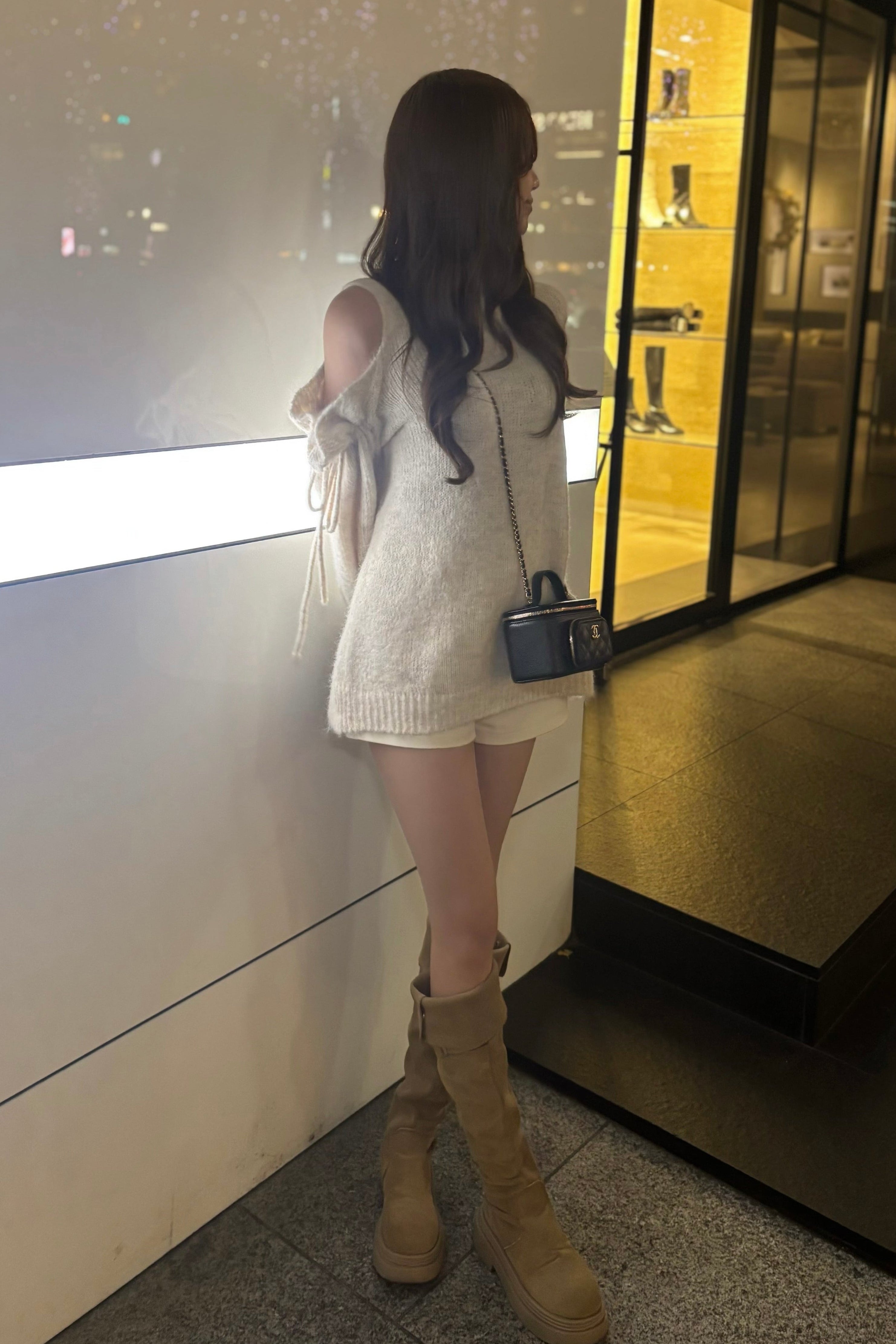 オープンショルダーニット KR13754