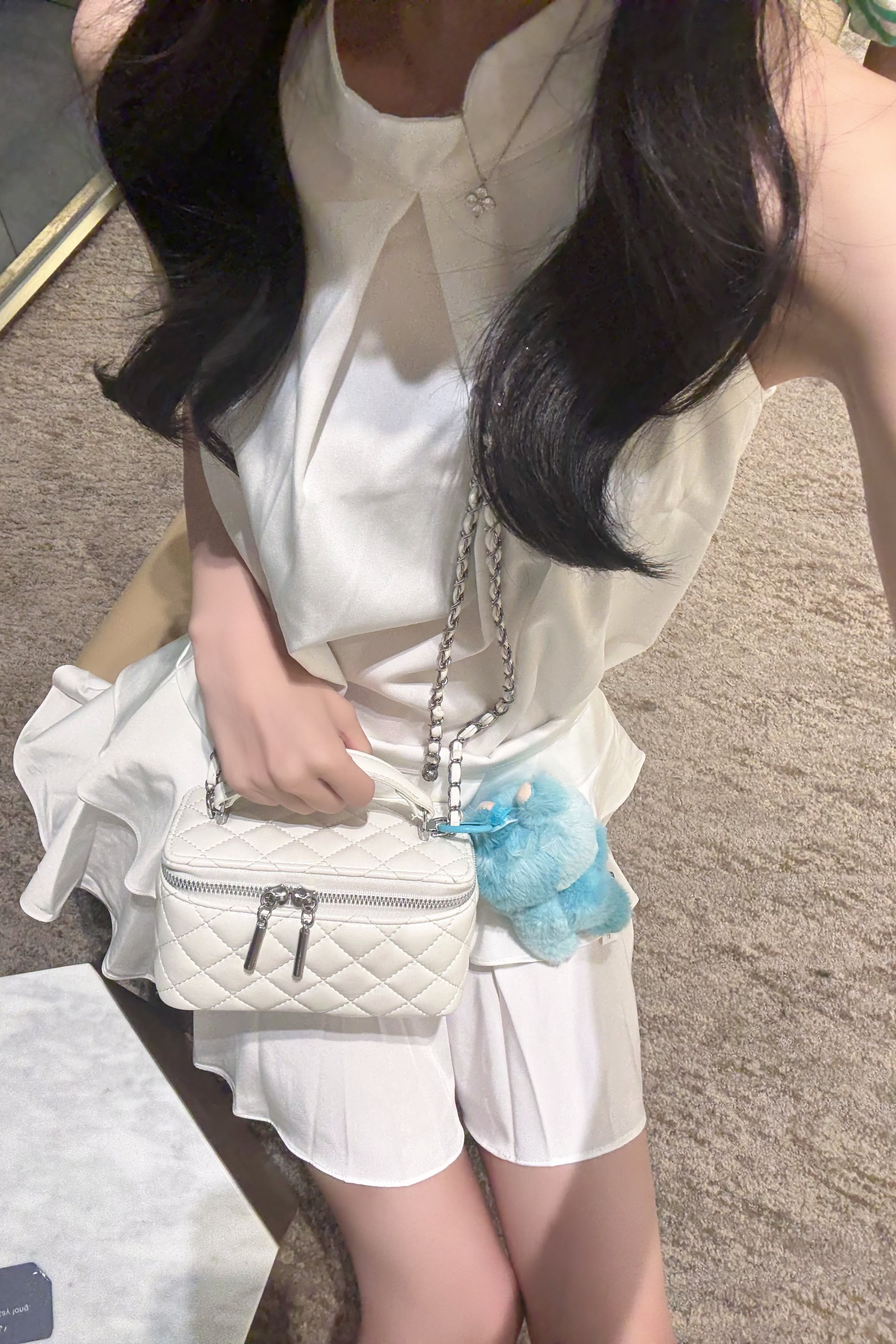 ハイネックドレープフレアセットアップ KR11145