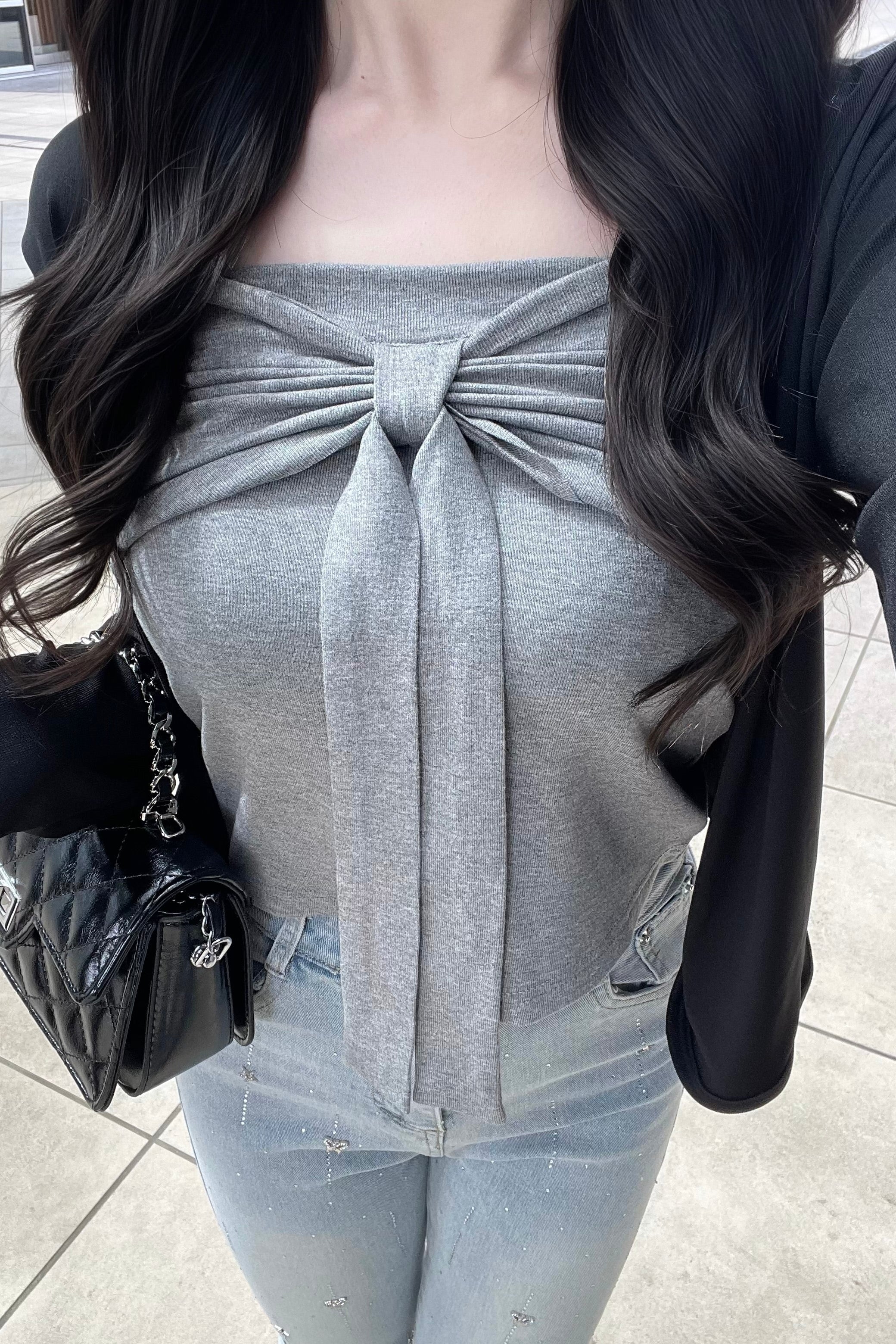 フロントビッグキャミソールカーディガンセット KR14444