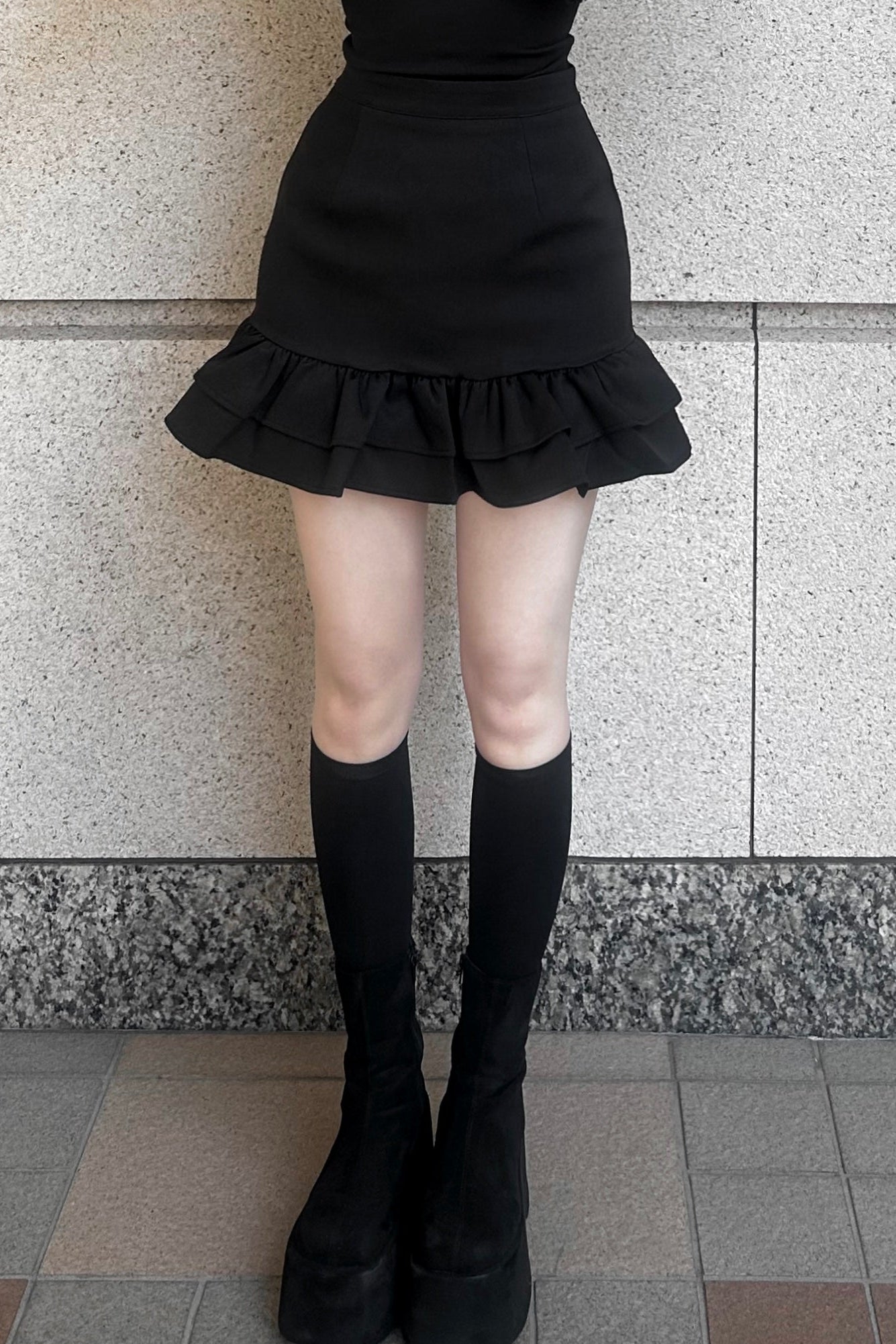 フリルティアードミニスカート KR12723