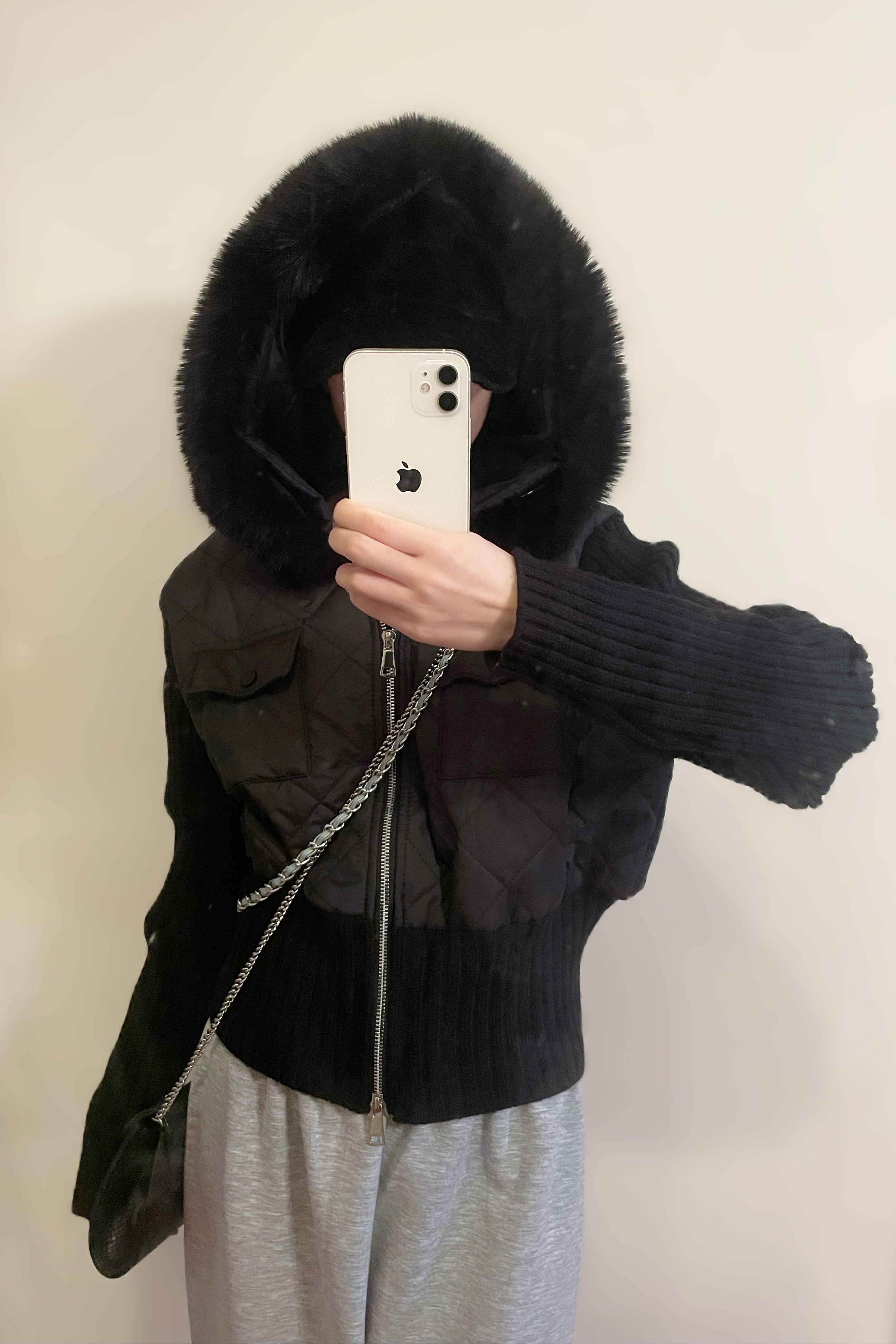 フードファーキルティングダウン KR30104