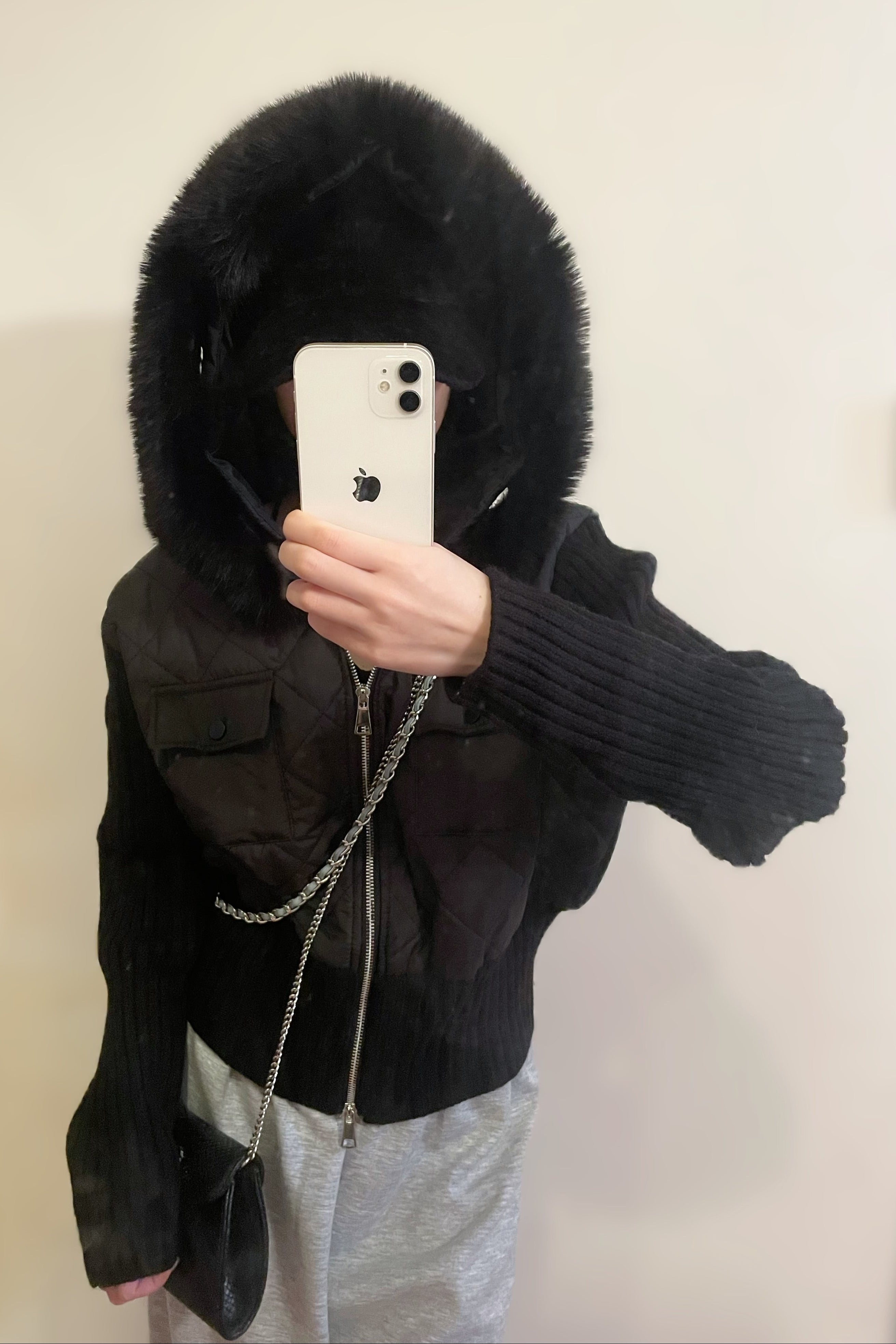 フードファーキルティングダウン KR30104