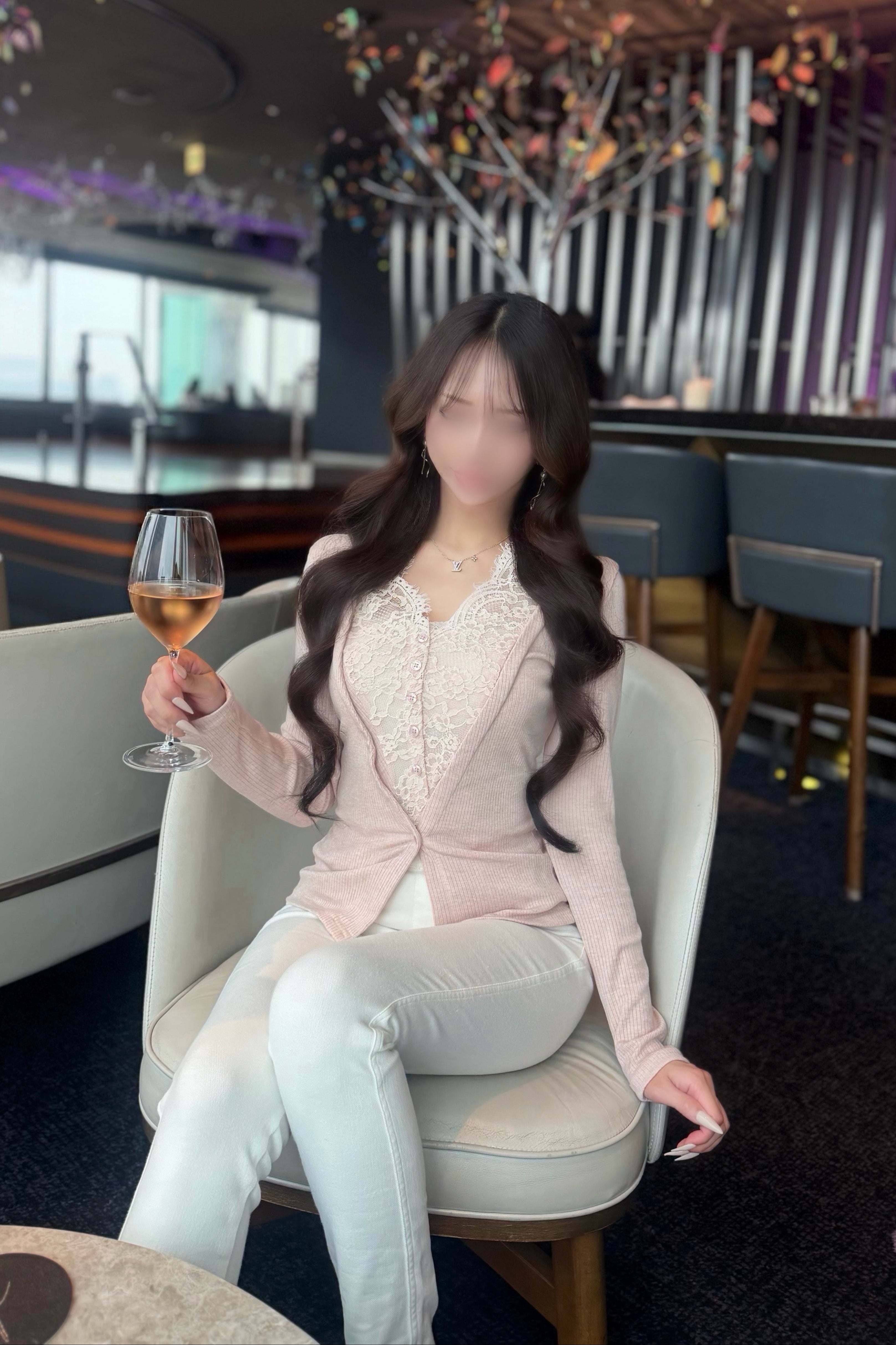 レースインナードッキングトップス KR14341