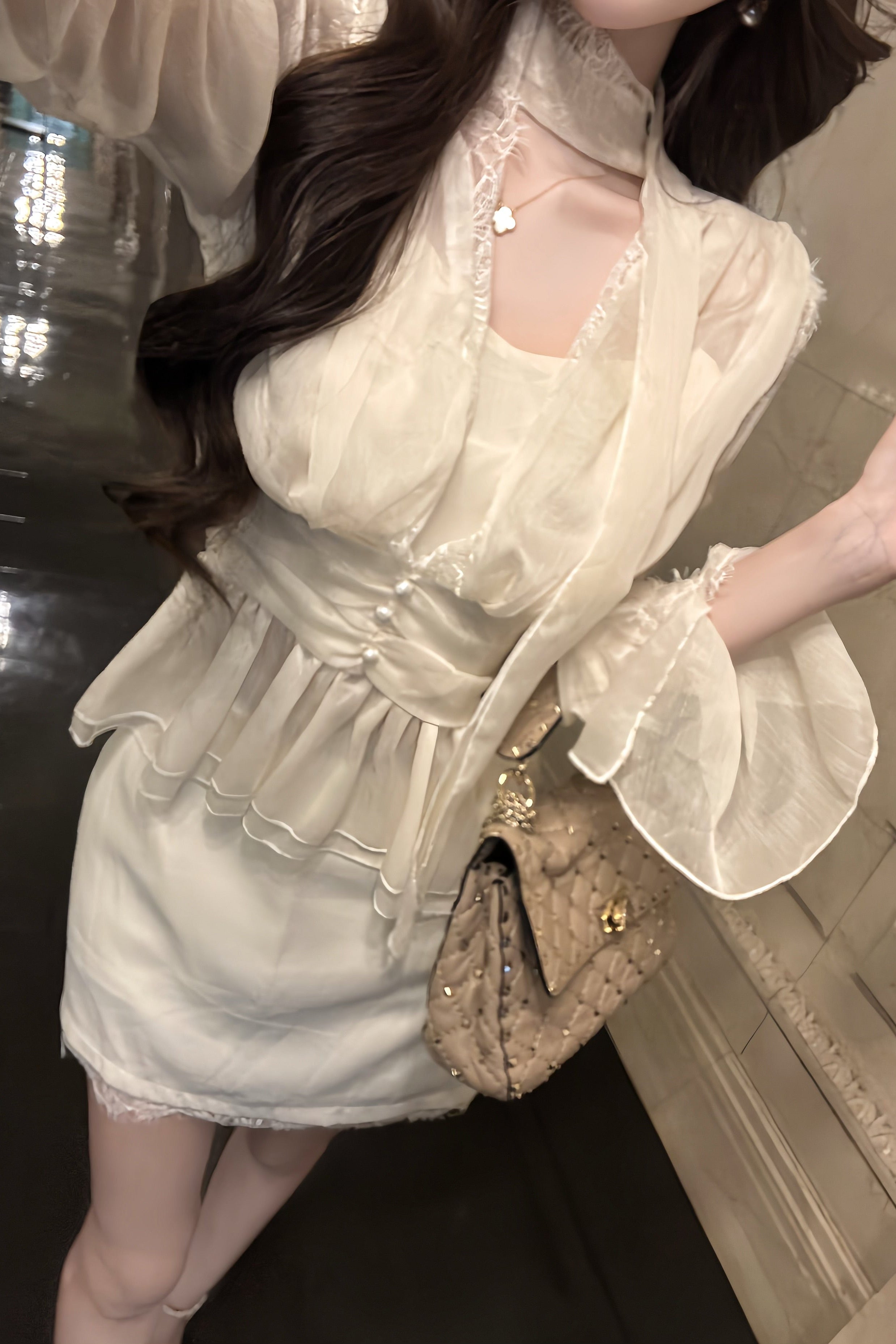 レースシフォンミニセットアップ KR30495