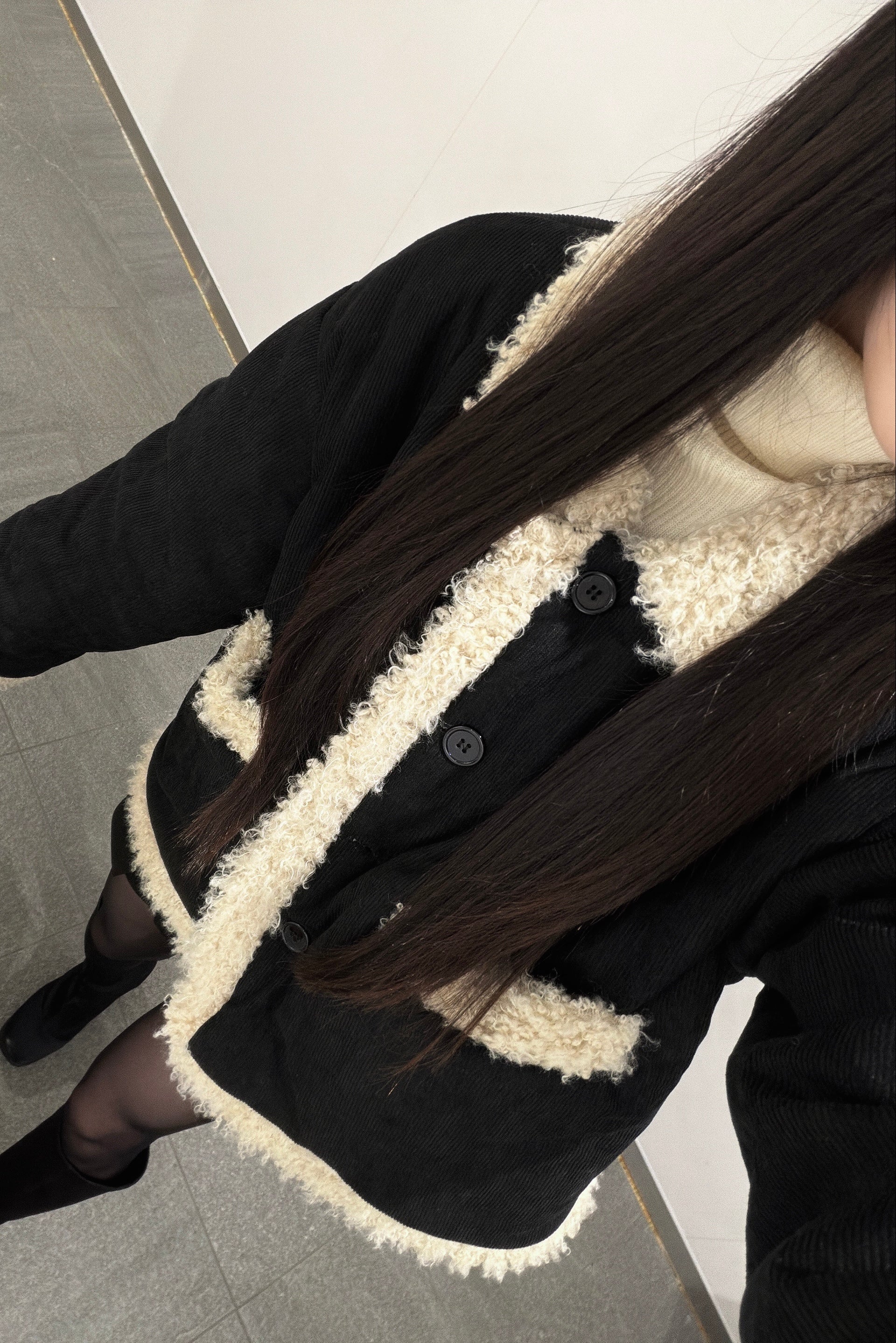 スリーブボアジャケット KR30202