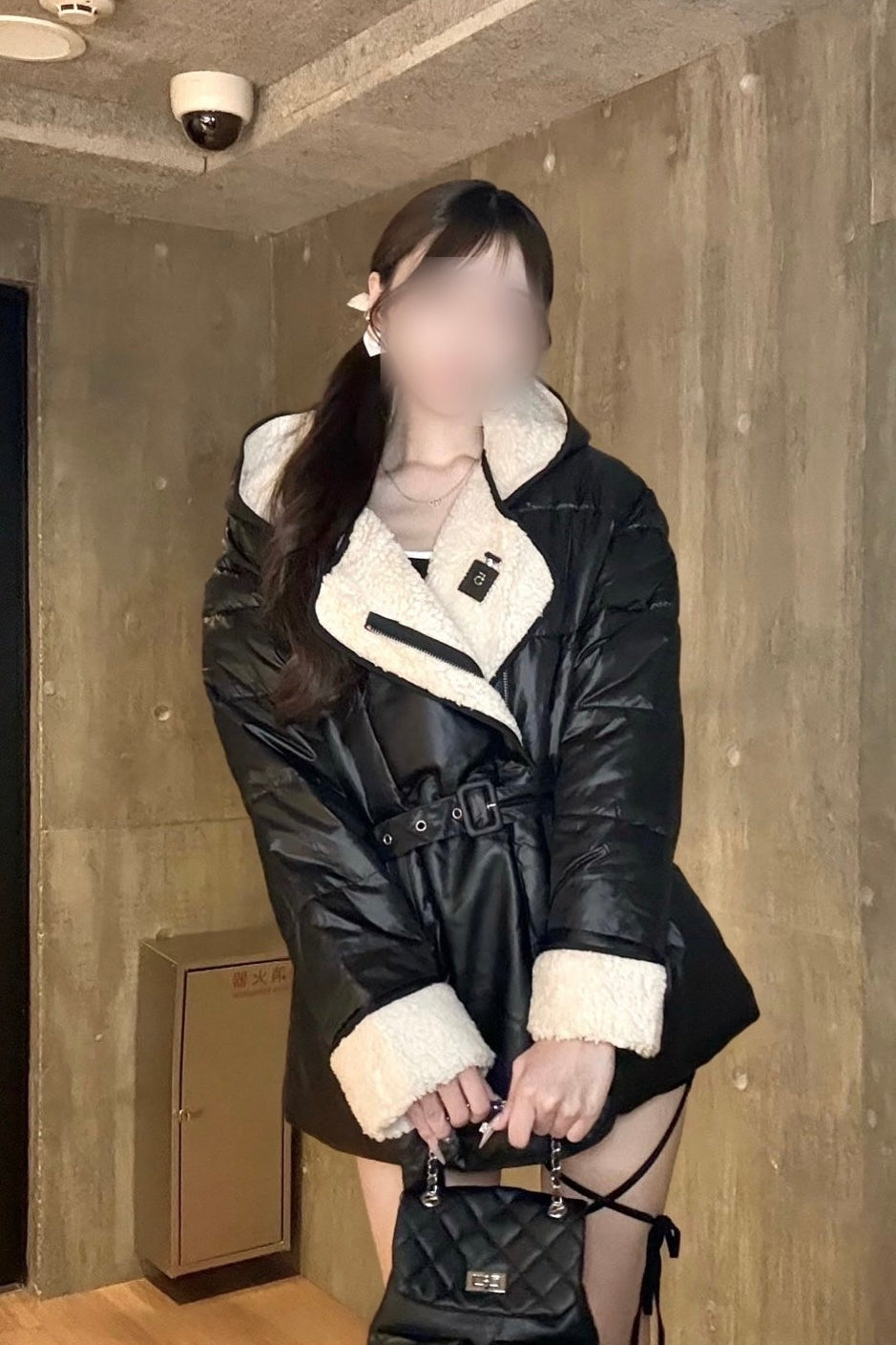 ボアミドルダウンジャケット KR30188